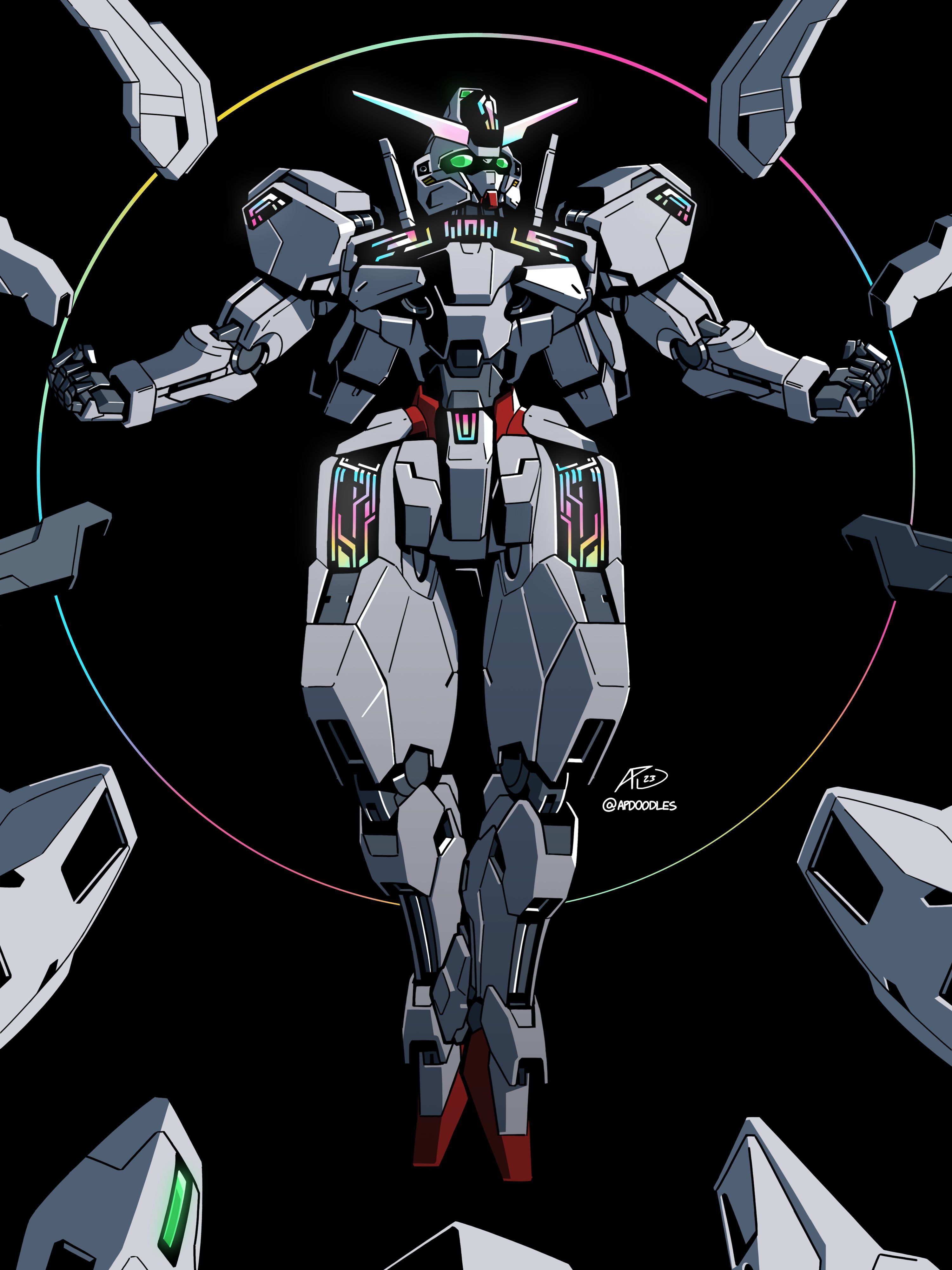 3000x4000 Gundam Calibarn Wallpaper