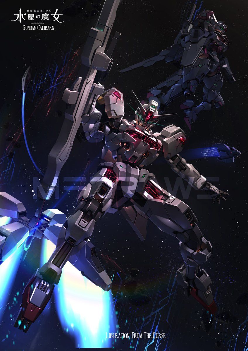848x1200 As usual thank you for the Support for the Illustration of Gundam Calibarn!