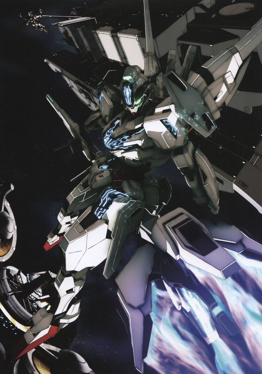843x1200 X EX01 Gundam Calibarn, Mobile Suit Gundam The Witch From Mercury(2022) Illustration By 3DCG Director Shinichi Miyakaze
