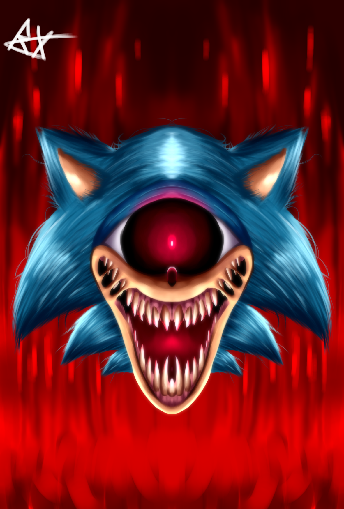 1181x1748 Sonic EYX by DMonster10 on Newgrounds