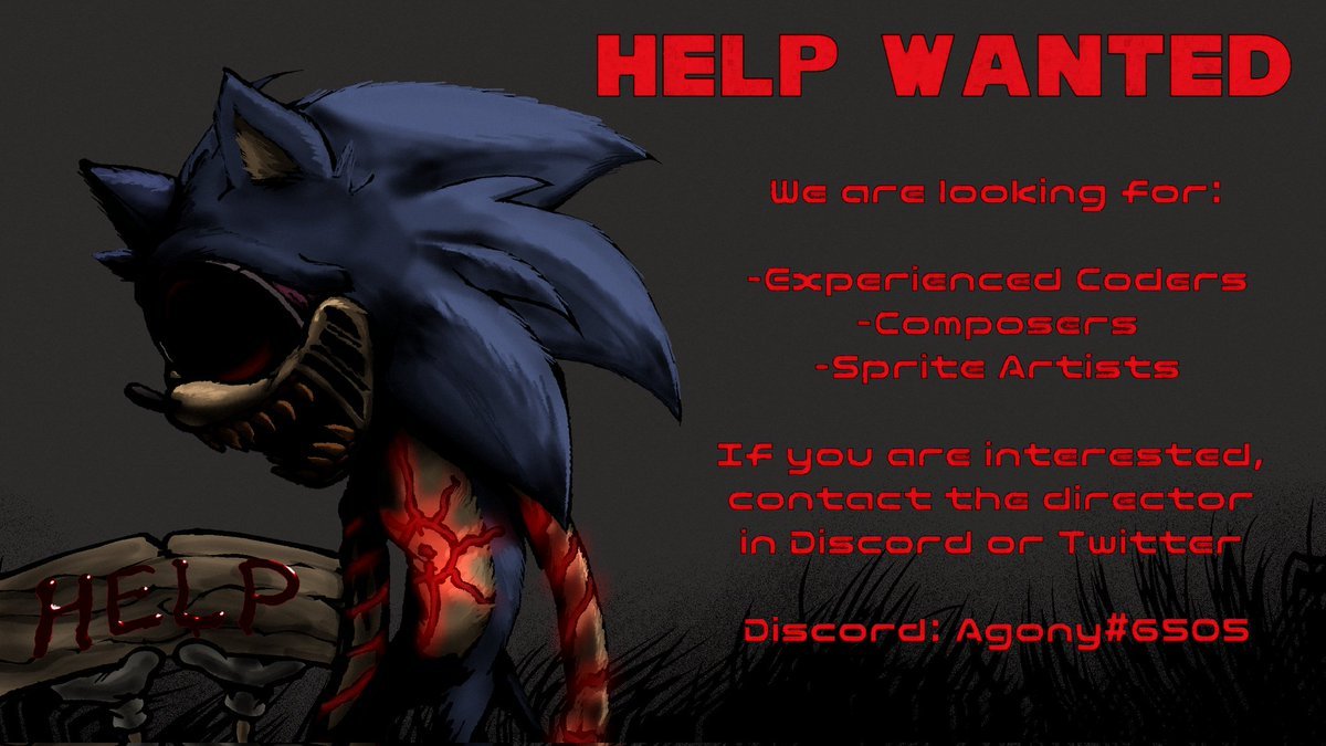 1200x675 Hi Guys! This Time We Bring You Another Help Wanted, We Are Looking For Professional Experienced Coder, Sprite Artists And Bangers Composers You Can Contact Me On My Discord Agony Or On My