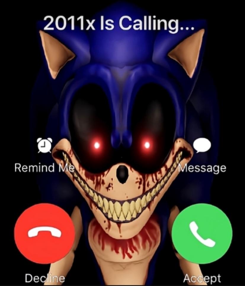 827x968 Ok, be honest. Were ANY of you GENUINELY SCARED of Sonic.EXE when you were younger?
