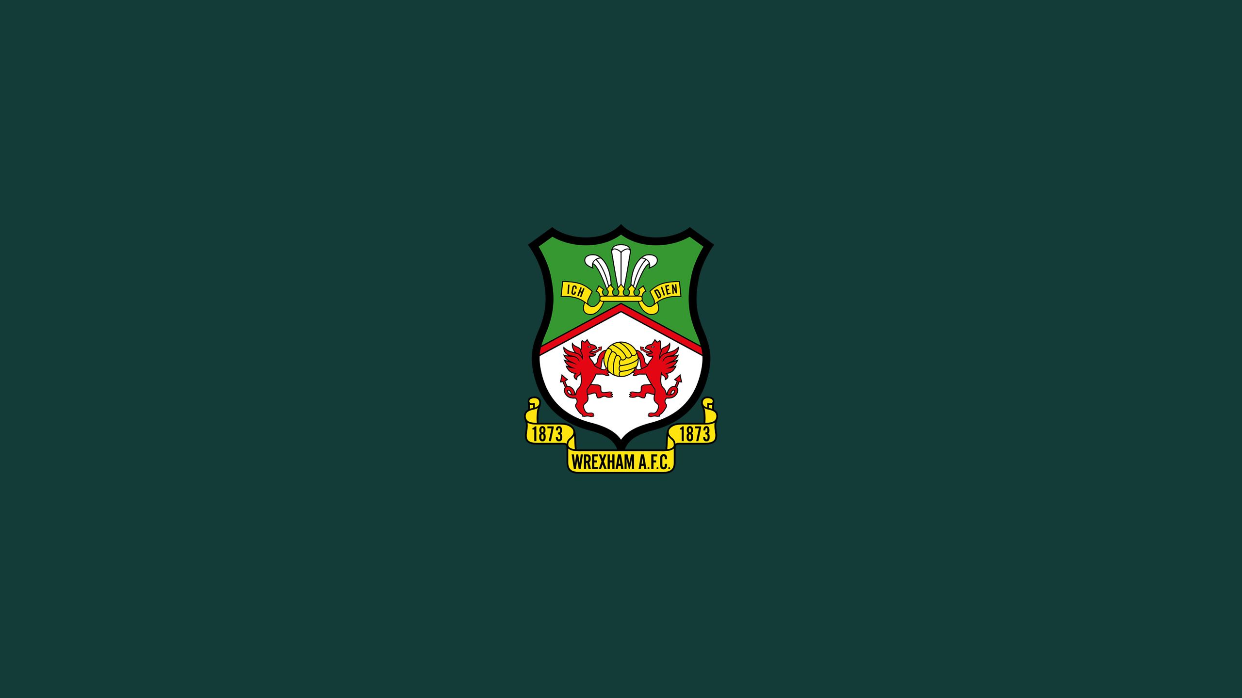 2560x1440 Emblem Logo Soccer HD Wrexham A.F.C Wallpaper