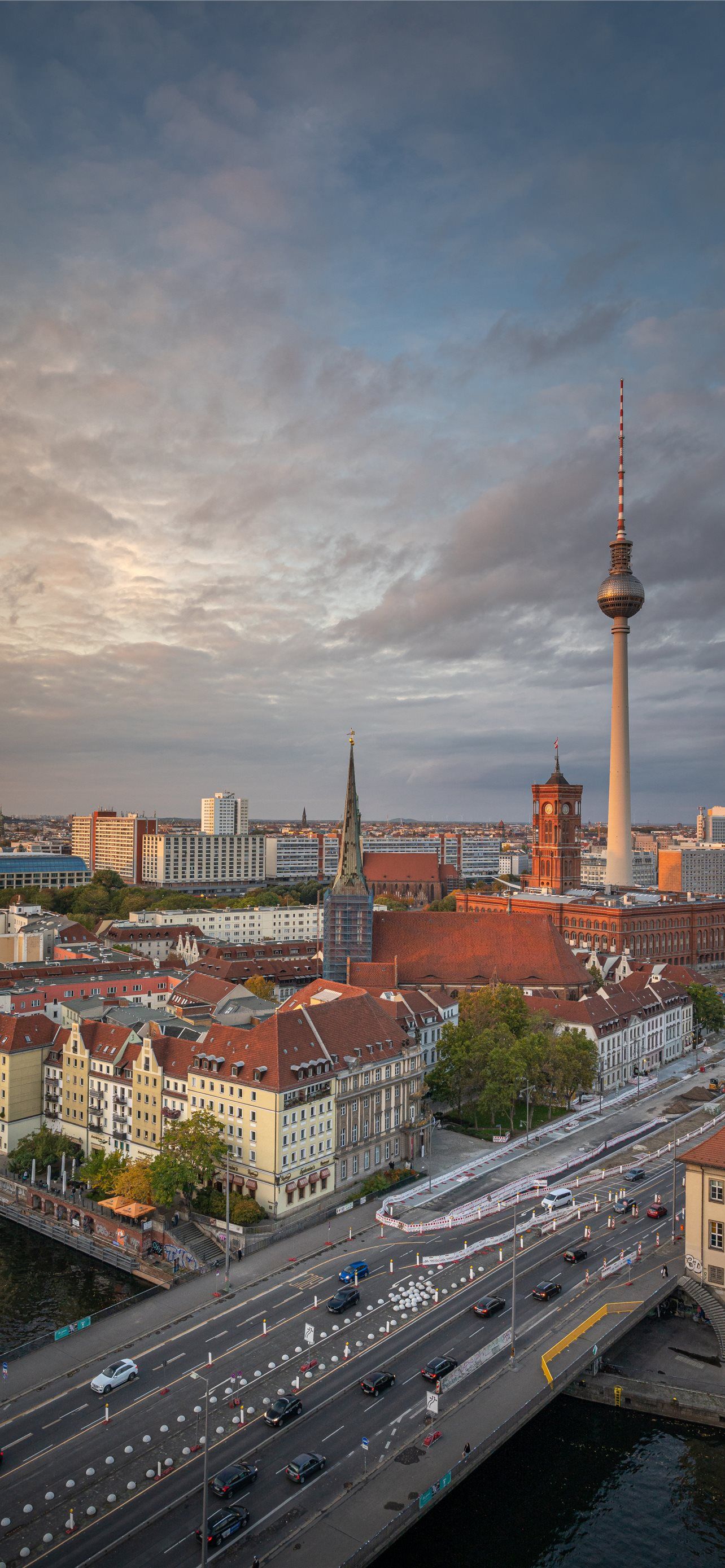 1284x2778 image Berlin Germany Tower Bridges Street Rivers. iPhone Wallpaper Free Download