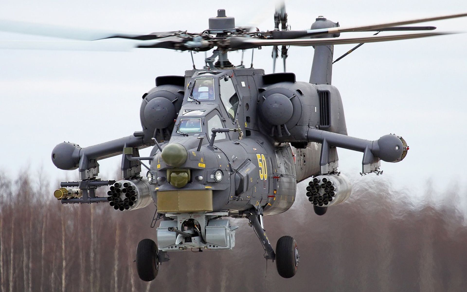 1920x1200 HD Military Power: Mil Mi 28 Attack Helicopter In Action