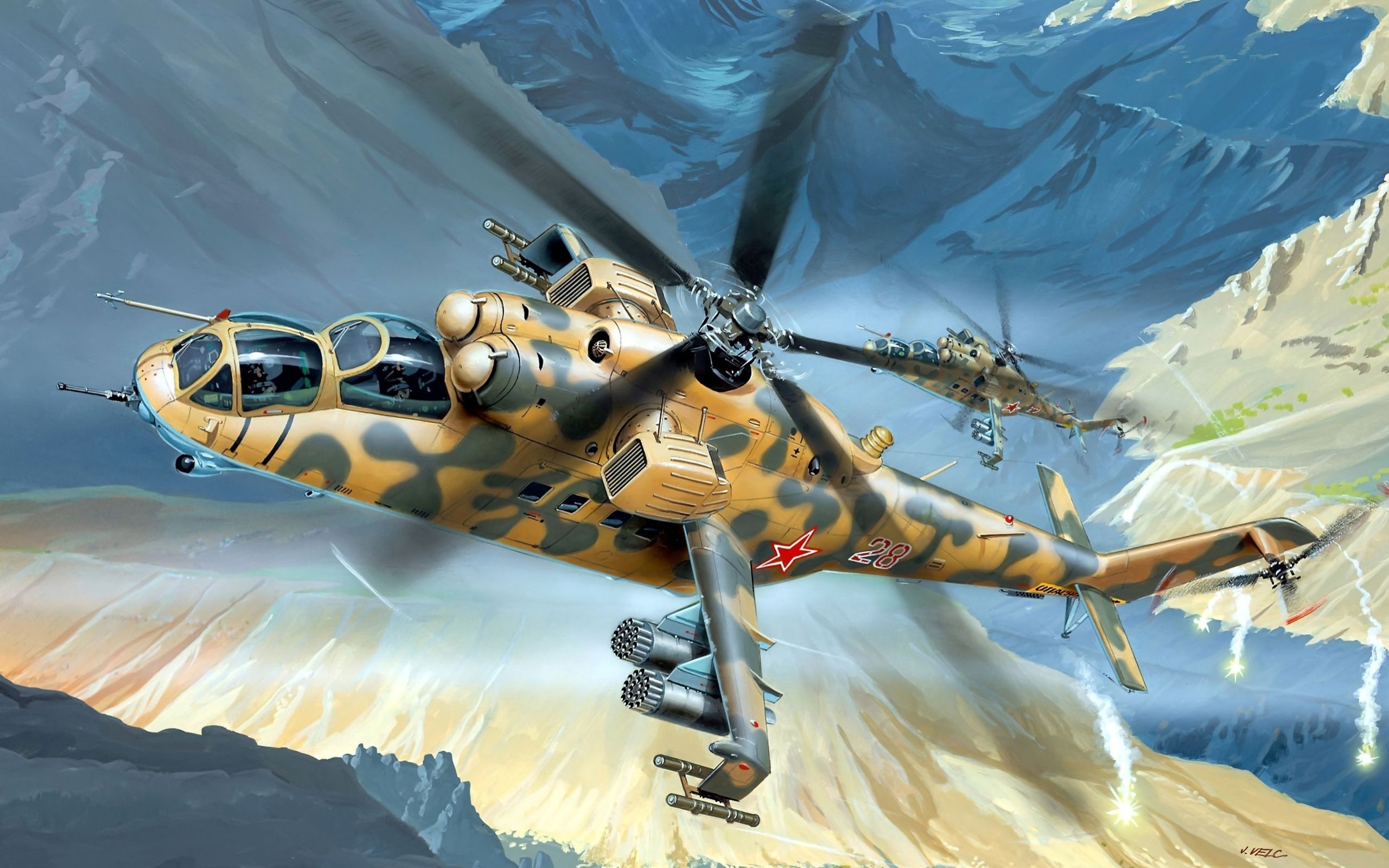 2560x1600 Desktop Mil Mi 28 Wallpaper Free High Quality Background