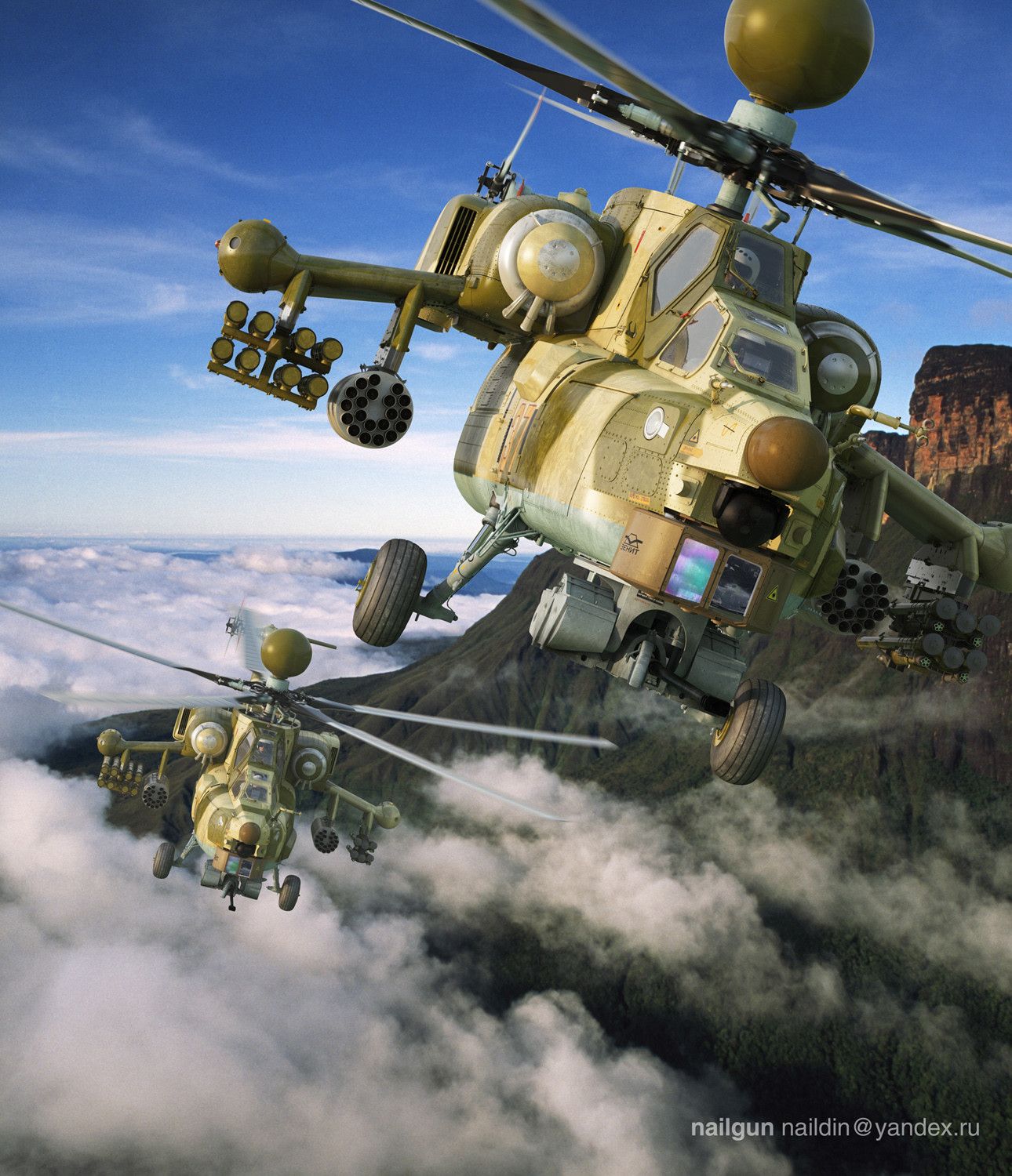 1290x1500 Nailgun3D _ Nail Khusnutdinov 28NE Night Hunter