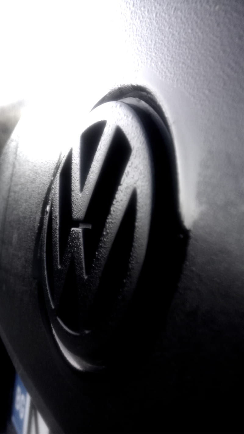 800x1422 Vw logo, black, sirene, vento, volkswagen, HD phone wallpaper