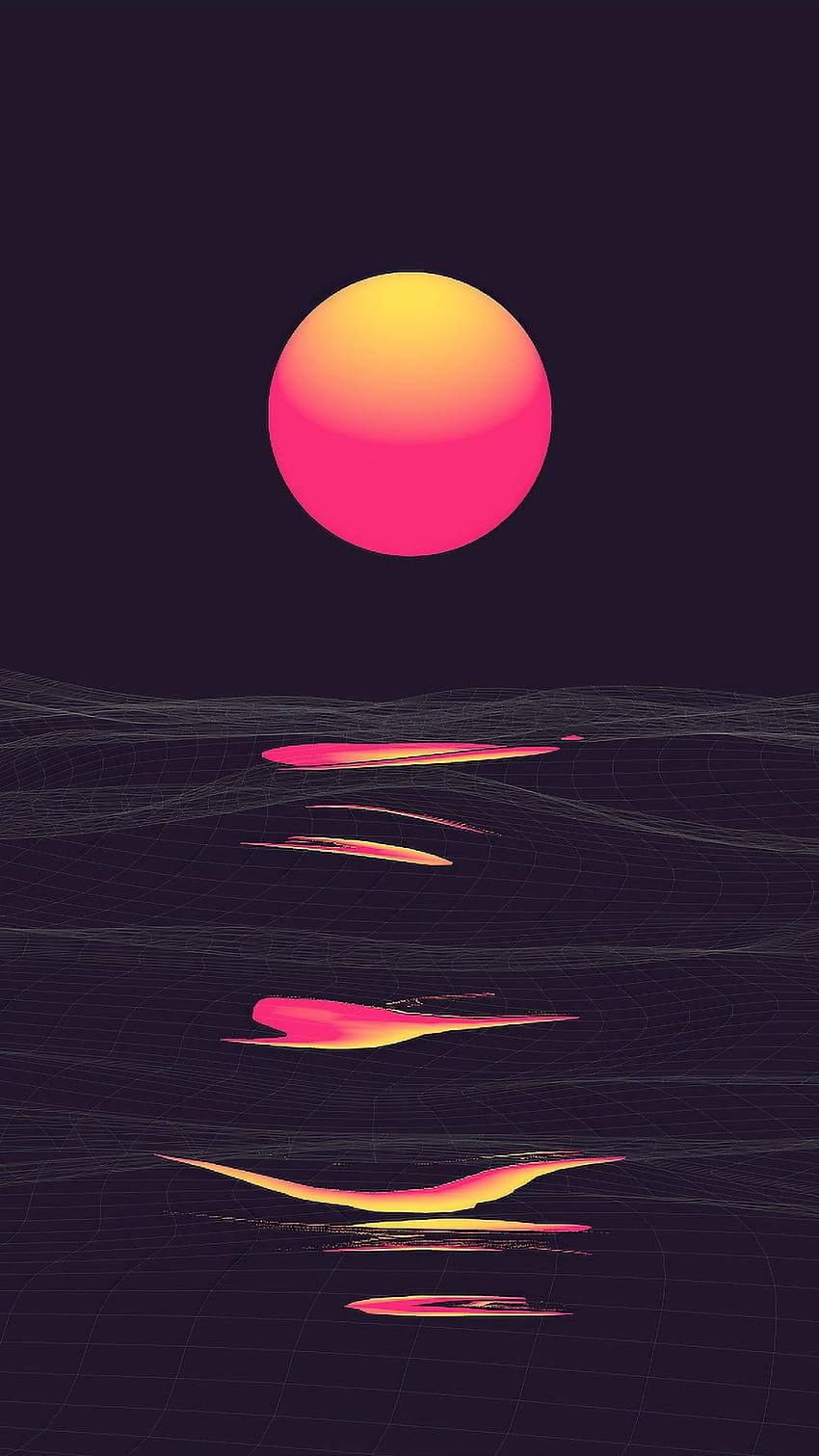 850x1511 Retrowave for your or mobile screen and [3840x2160] for your, Mobile & Tablet, phone retro HD phone wallpaper