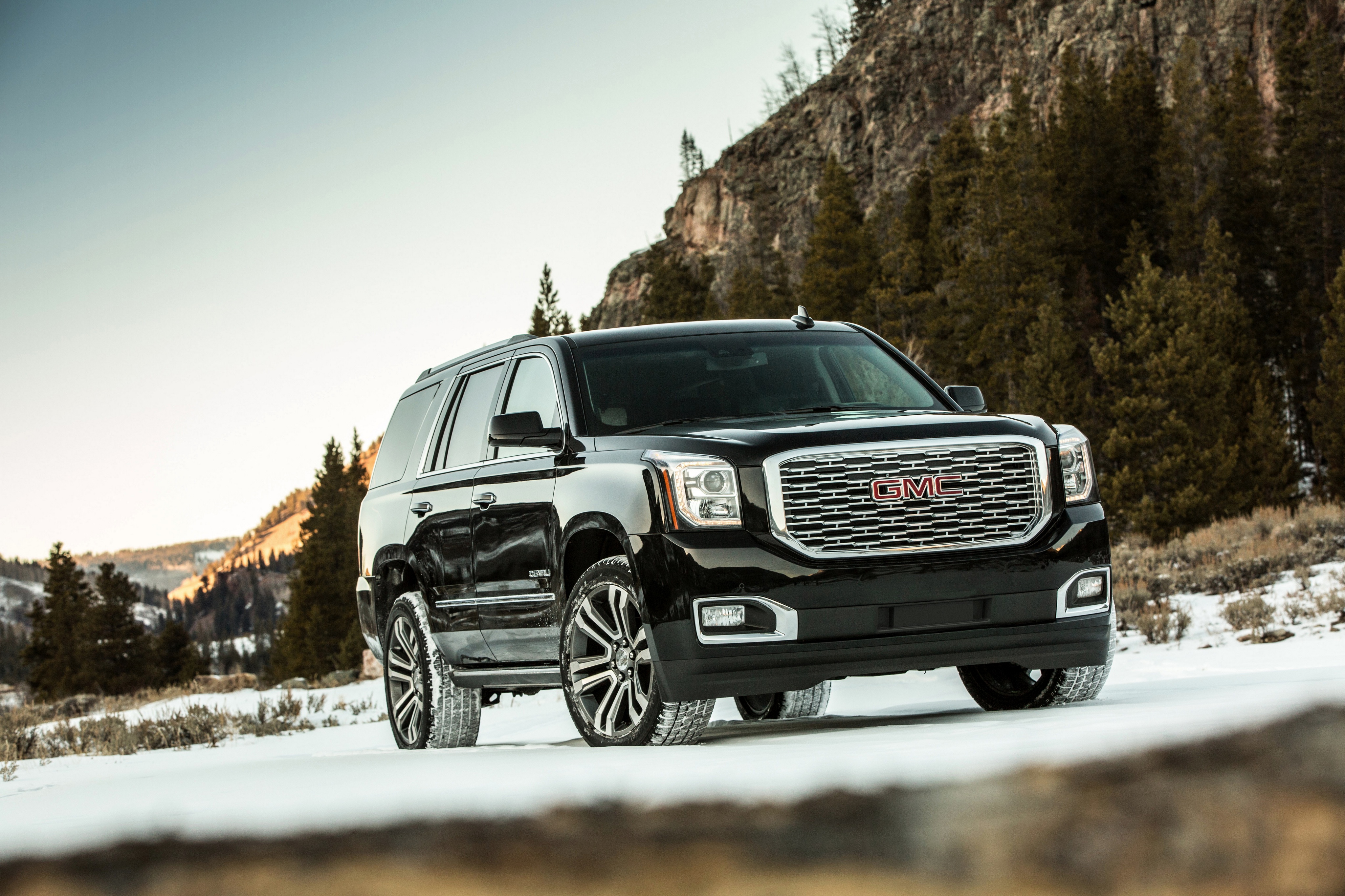 4096x2731 Wallpaper black, GMC, SUV, Denali, Yukon for mobile and desktop, section другие марки, resolution 4096x2731