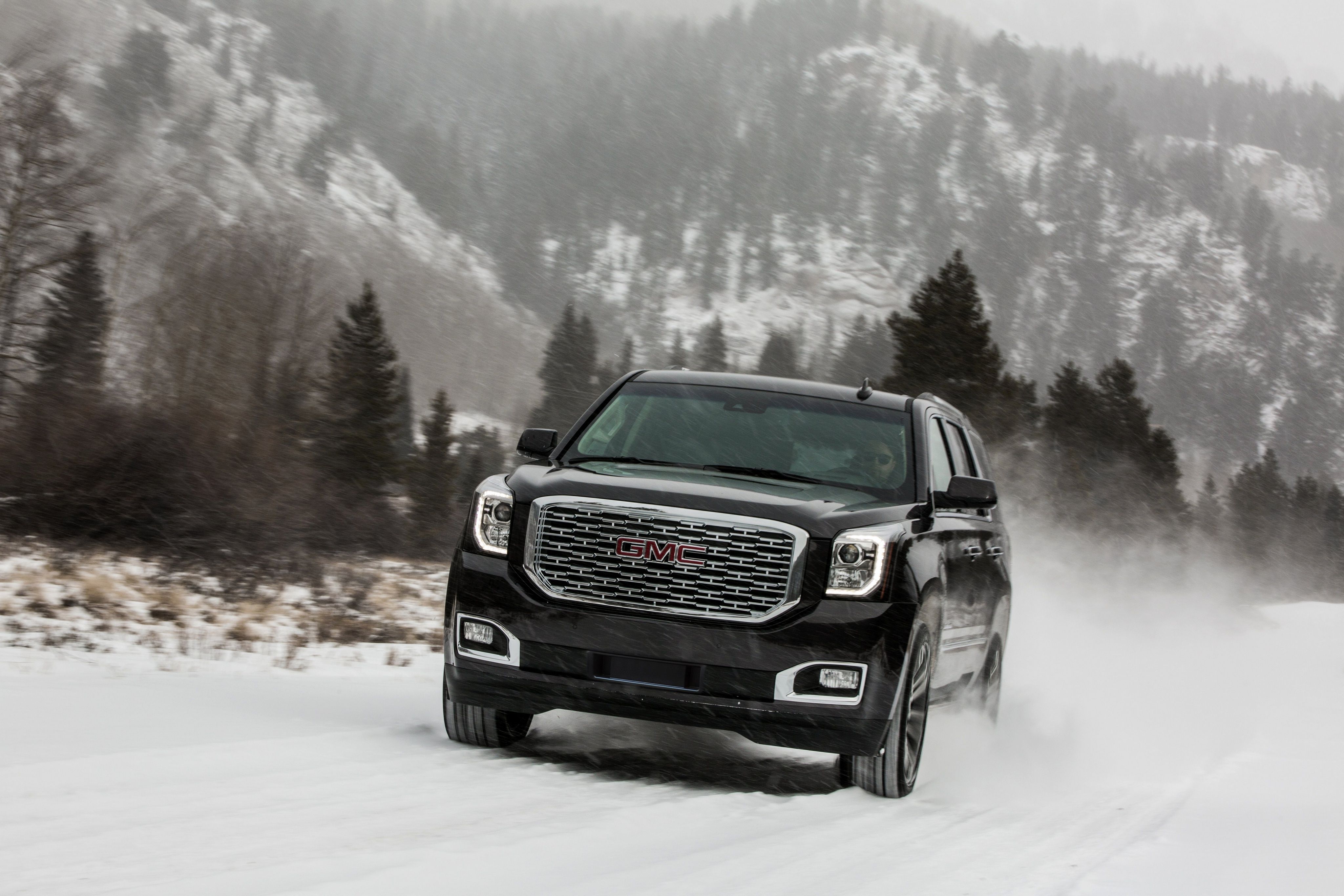 4096x2731 Phone wallpaper: Gmc Yukon Denali, Vehicles, Black Car, Car, Gmc, Suv 976161