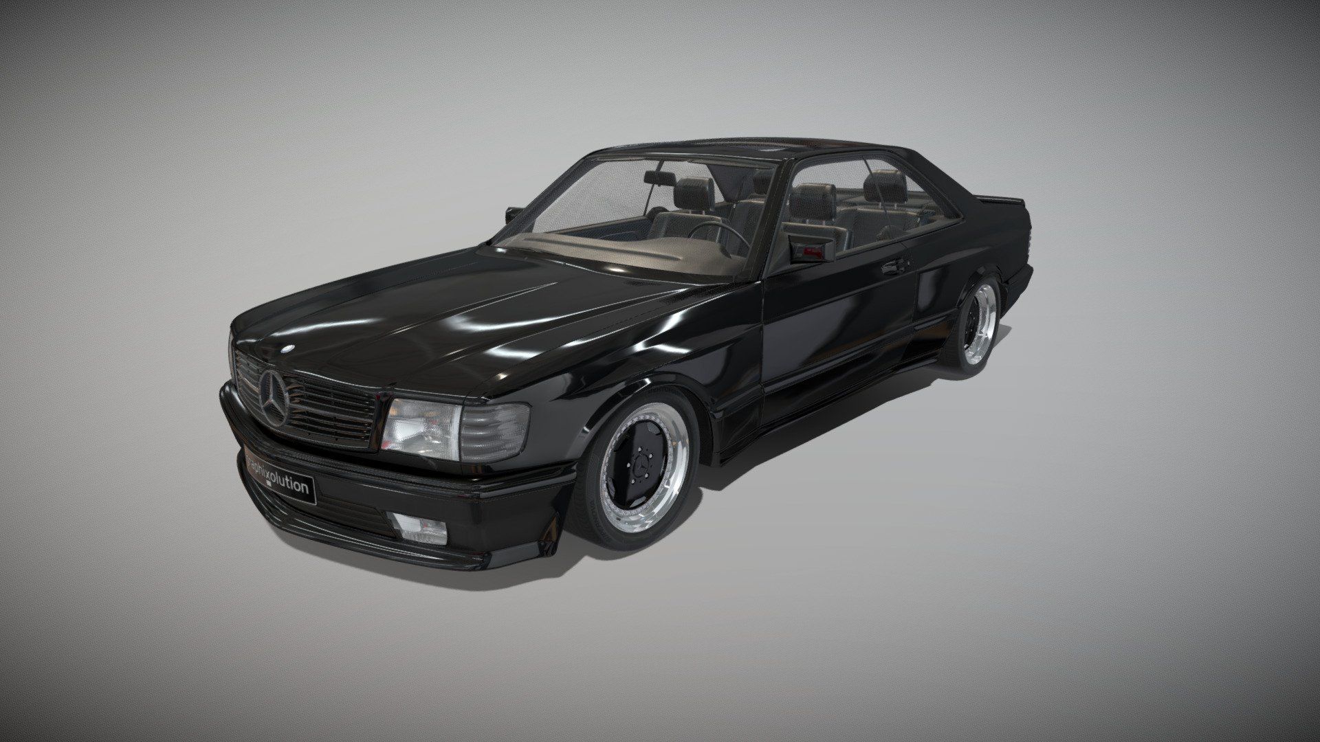 1920x1080 Mercedes Benz 560 SEC C126 AMG Widebody 1986 91 Model By Oliver Berchtold [f686a9b]