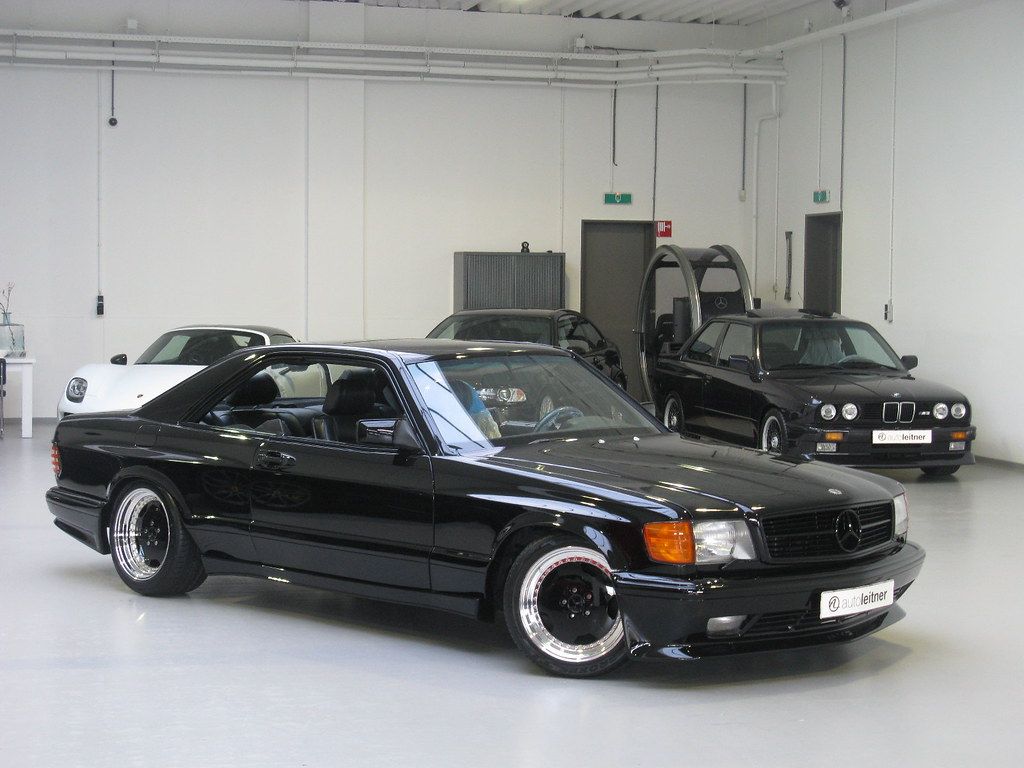 1024x768 Mercedes Benz 500 SEC AMG C126