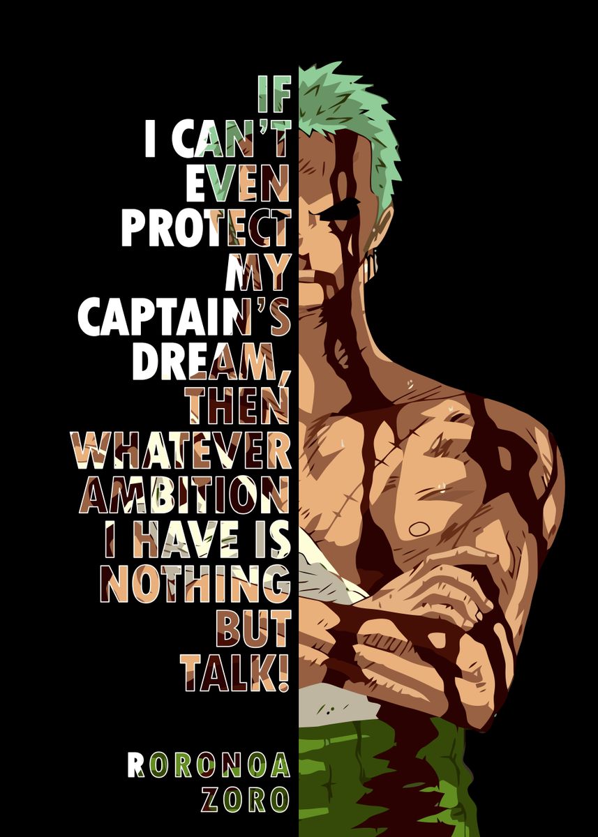 857x1200 Zoro Quotes Wallpaper