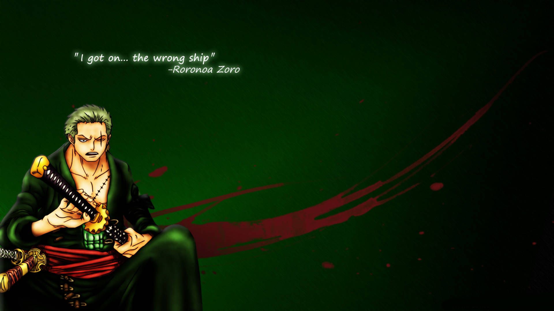 1920x1080 Download One Piece Zoro 4k Wrong Ship Wallpaper