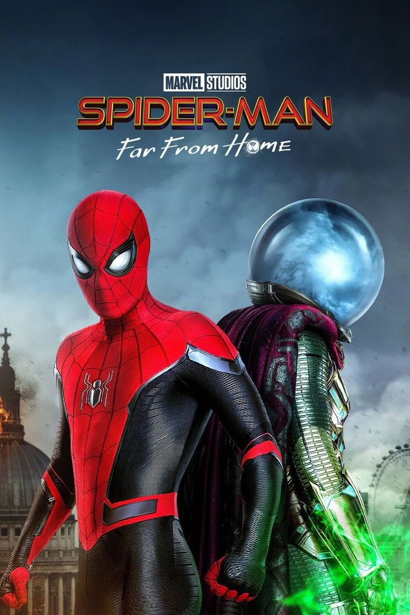 800x1200 Marvel Spider Man Far From Home Metal Poster Tom Holland 7x11 12x18 C3