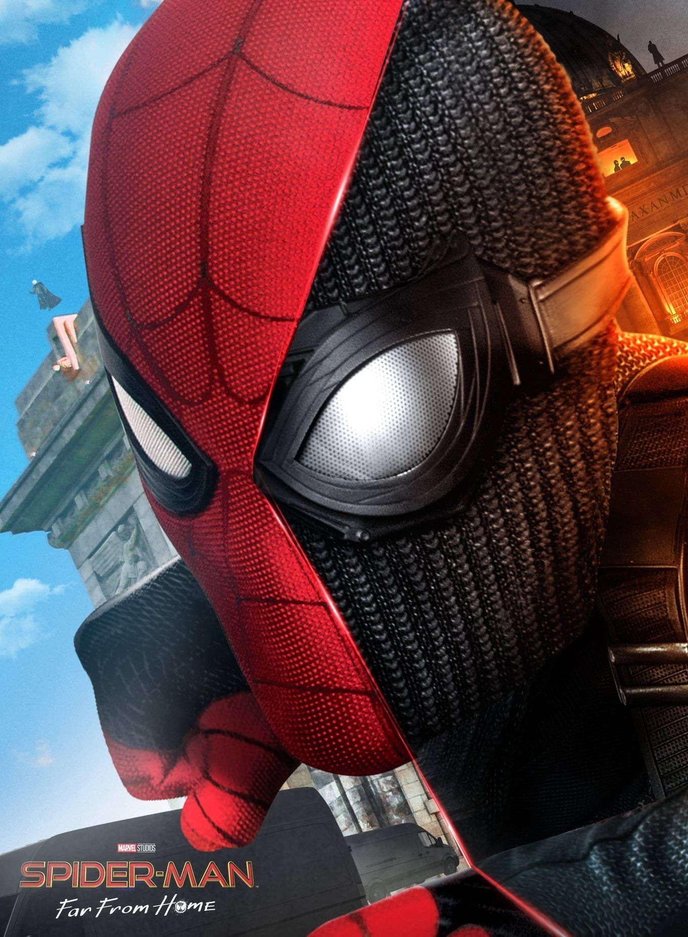 1360x1852 Download Spider Man Far From Home Mask Wallpaper