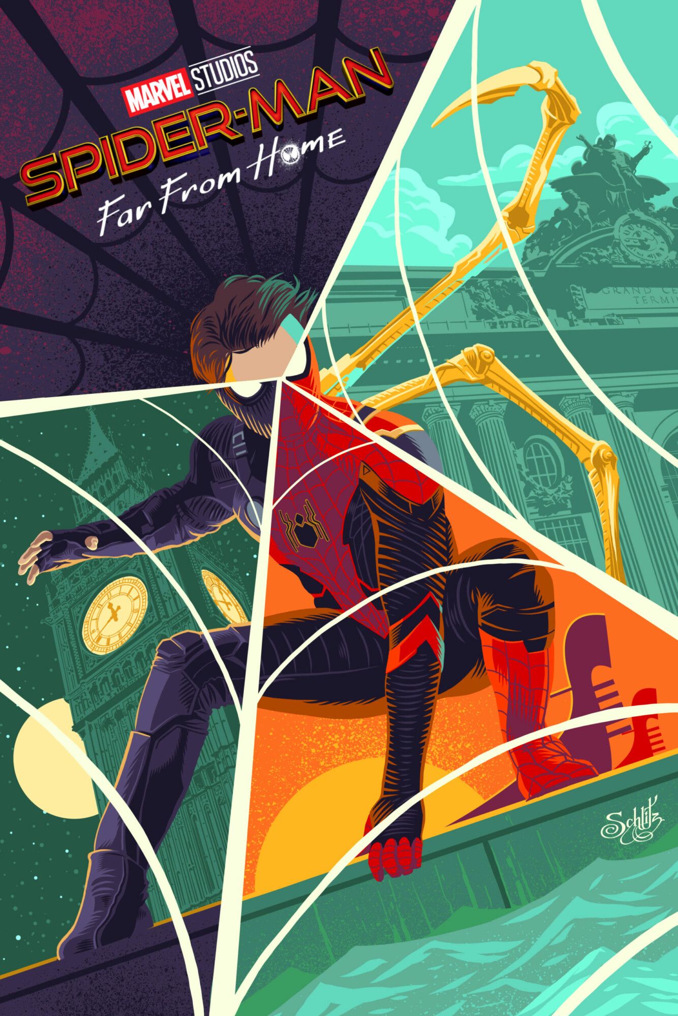 1334x2000 Spider Man: Far From Home Alt Poster. Poster By Danny