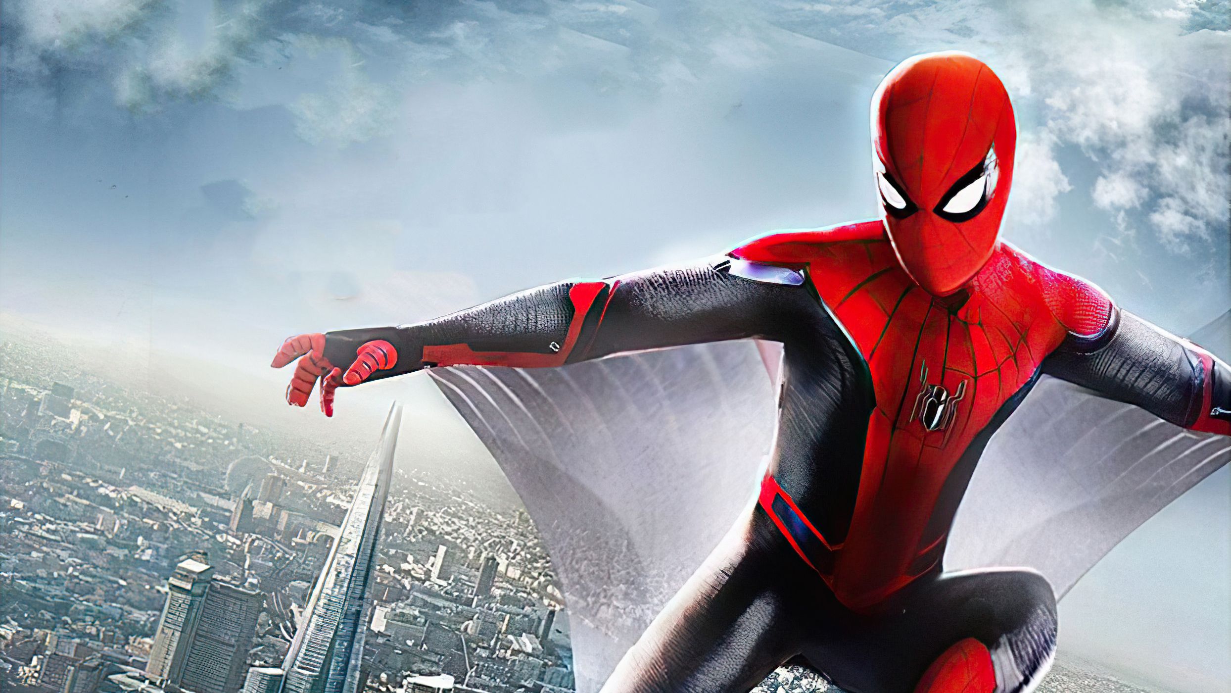 2488x1400 Spider Man Far FromHome Art Wallpaper, HD Superheroes Wallpaper, 4k Wallpaper, Image, Background, Photos and Picture