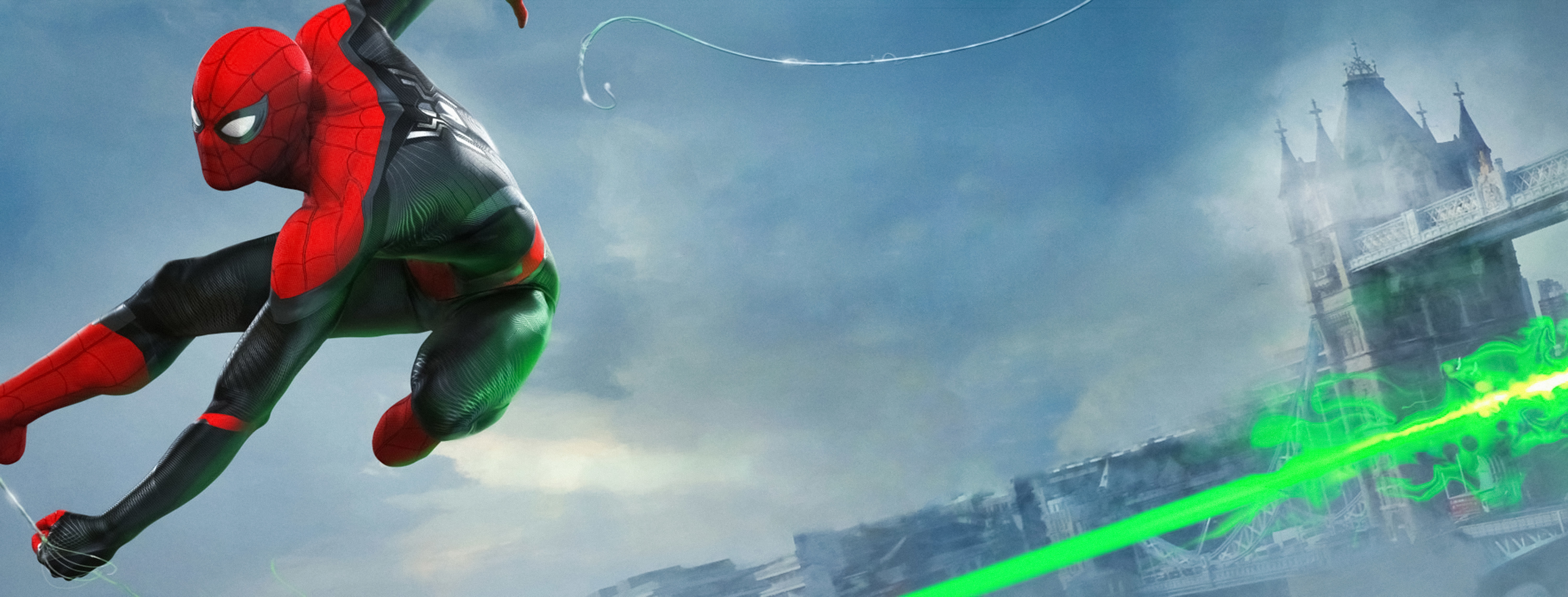6000x2283 4K Poster Of Spider Man Far From Home Wallpaper, HD Movies 4K Wallpaper, Image And Background