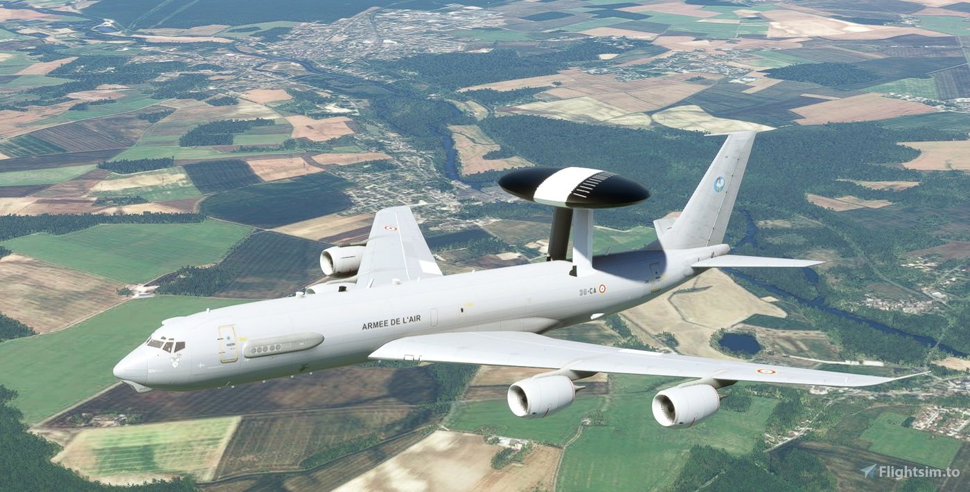 1400x711 E3 SENTRY AWACS for Microsoft Flight Simulator