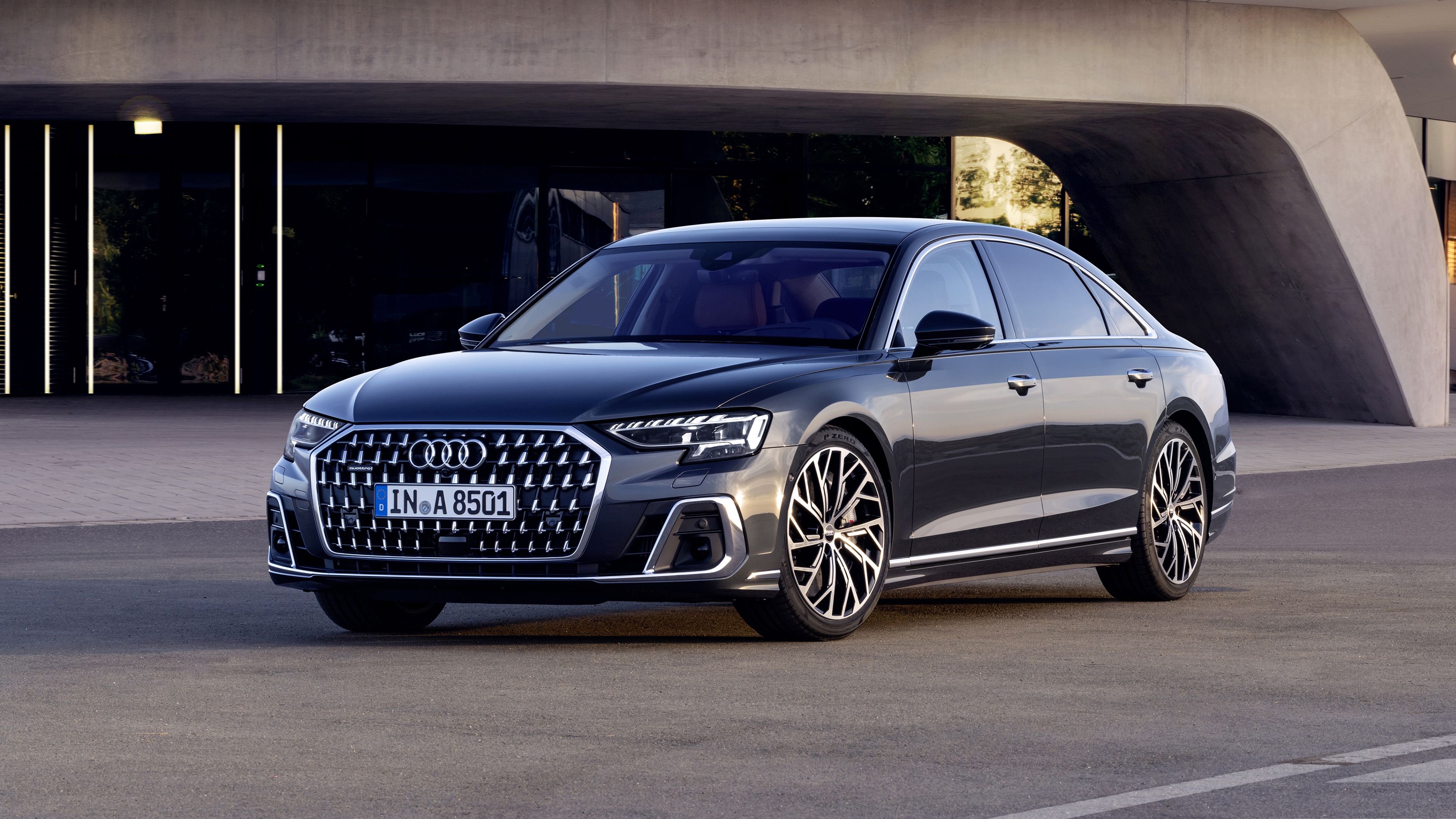 3840x2160 Audi A8 L 60 TFSI quattro 2021 4K Wallpaper Car Wallpaper