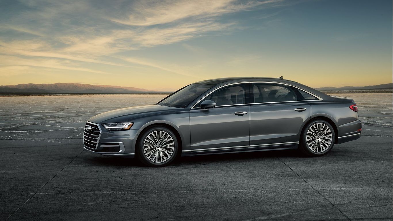 1366x768 Audi A8l 2021 Wallpaper