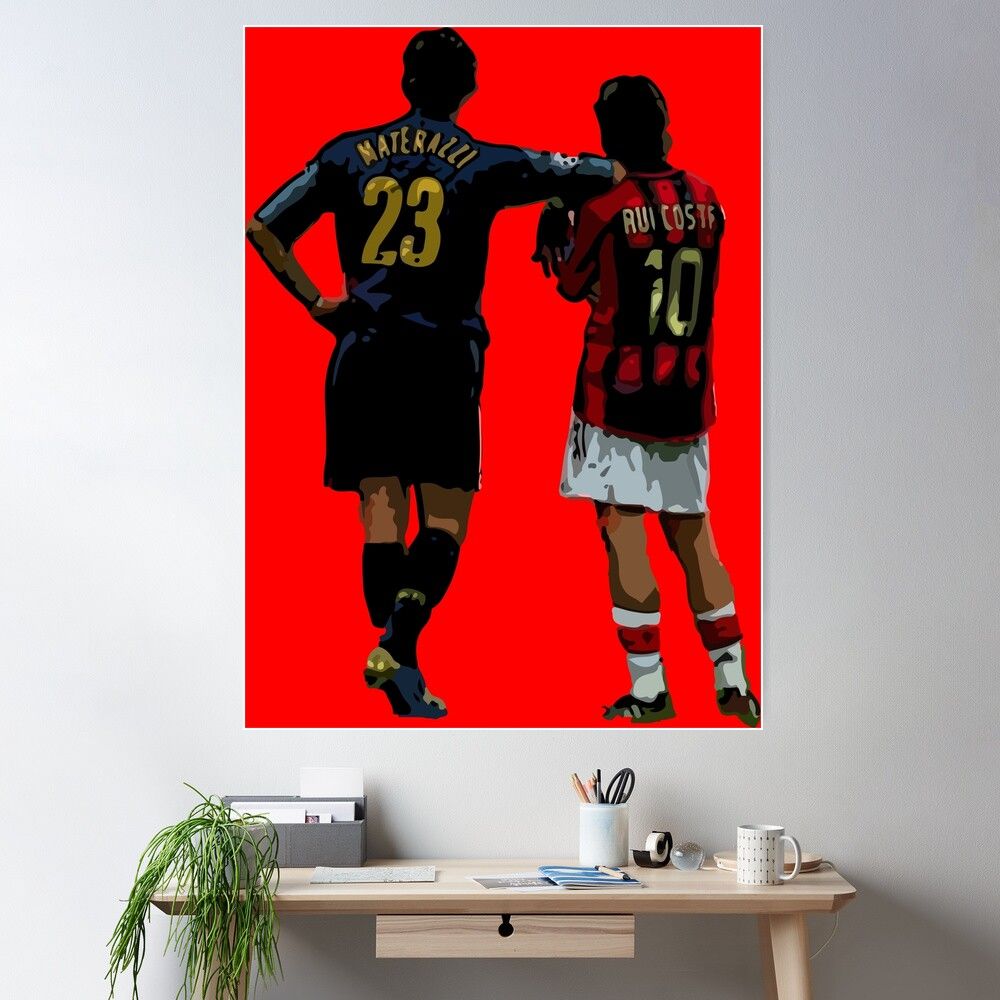 1000x1000 Materazzi & Rui Costa Poster