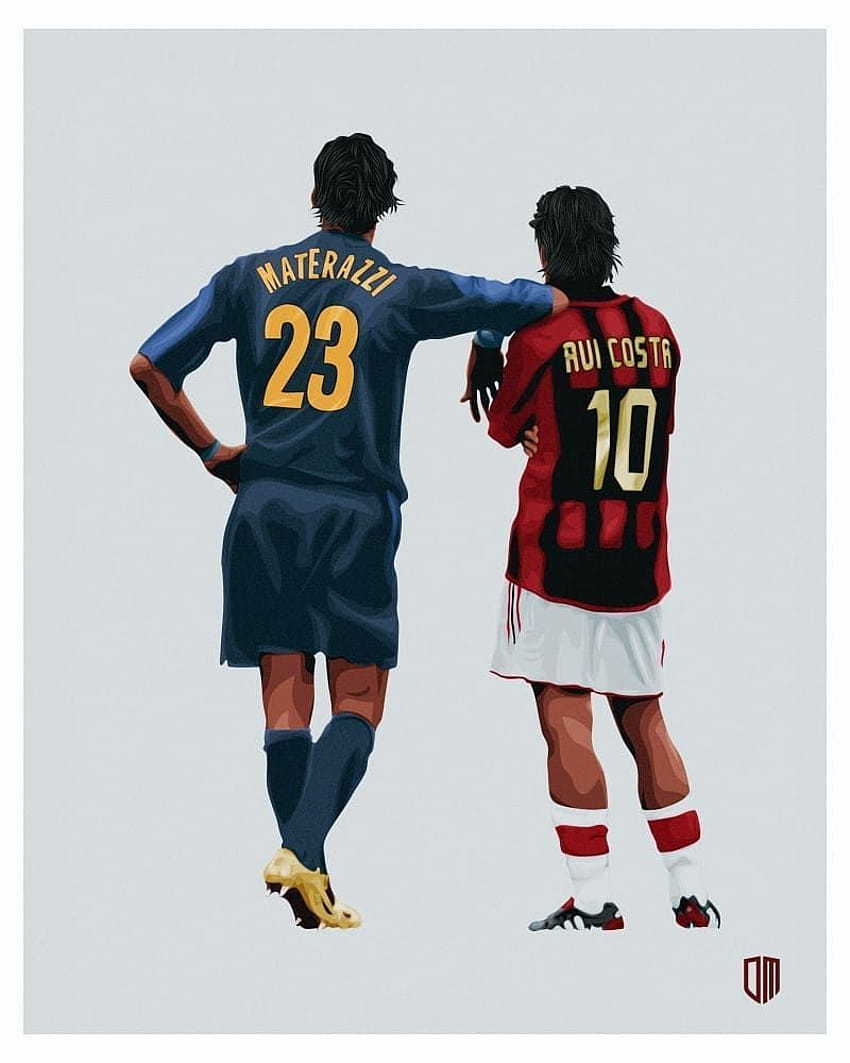 850x1063 Materazzi & Rui Costa in 2020 HD phone wallpaper