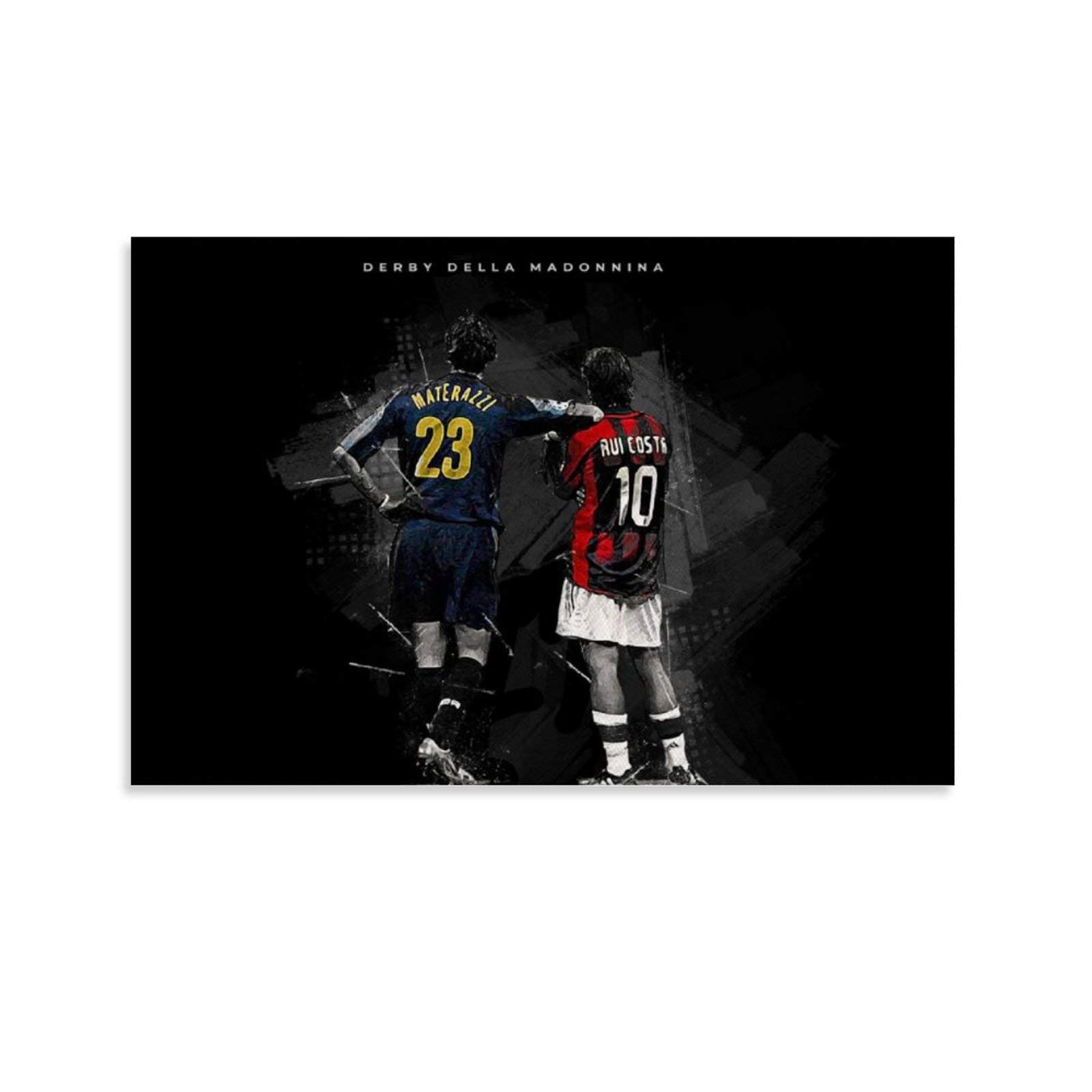 1600x1600 Marco Materazzi Rui Costa Poster Soccer Football Canvas Wall Decor Art Painting Print for Office Living Room Dorms Homes for Boyfriend Man 12x18inch(30x45cm) : Amazon.co.uk: Home & Kitchen