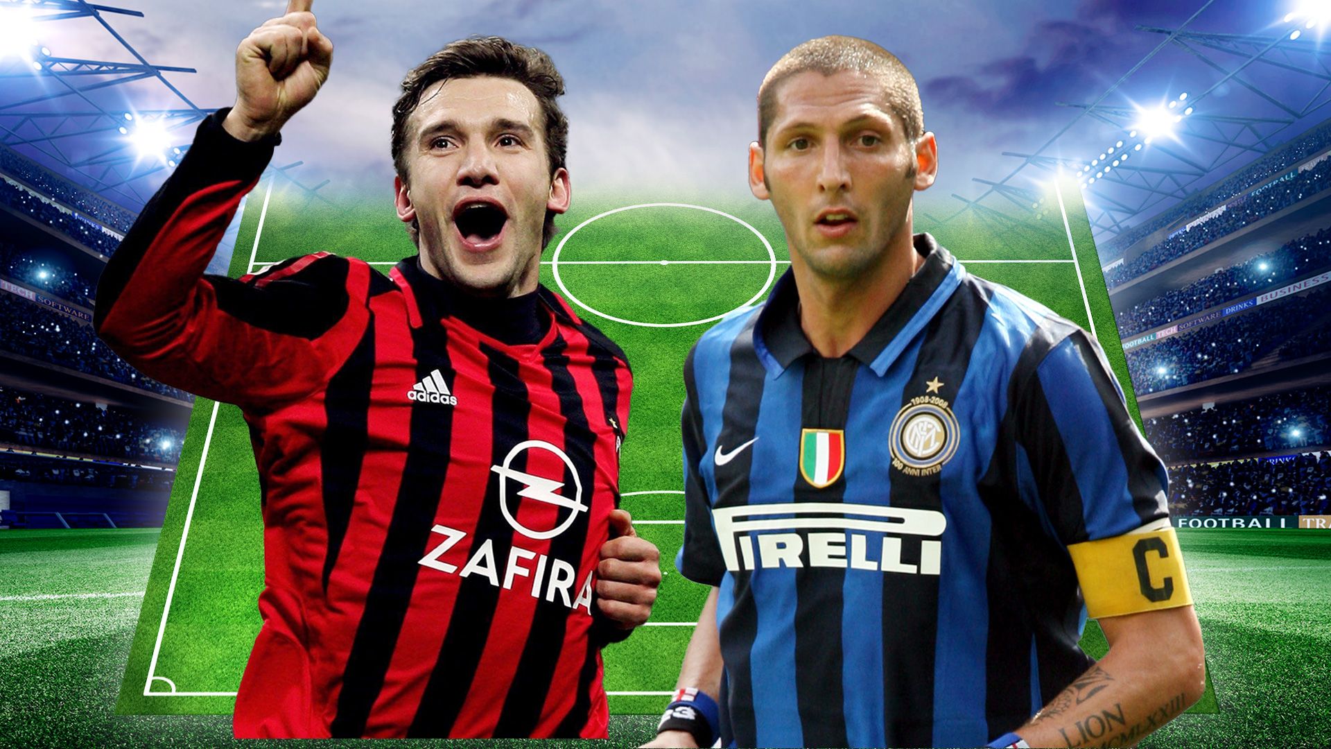 1920x1080 How AC Milan and Inter lined up last time they met in Champions League. with crazy clash getting ABANDONED