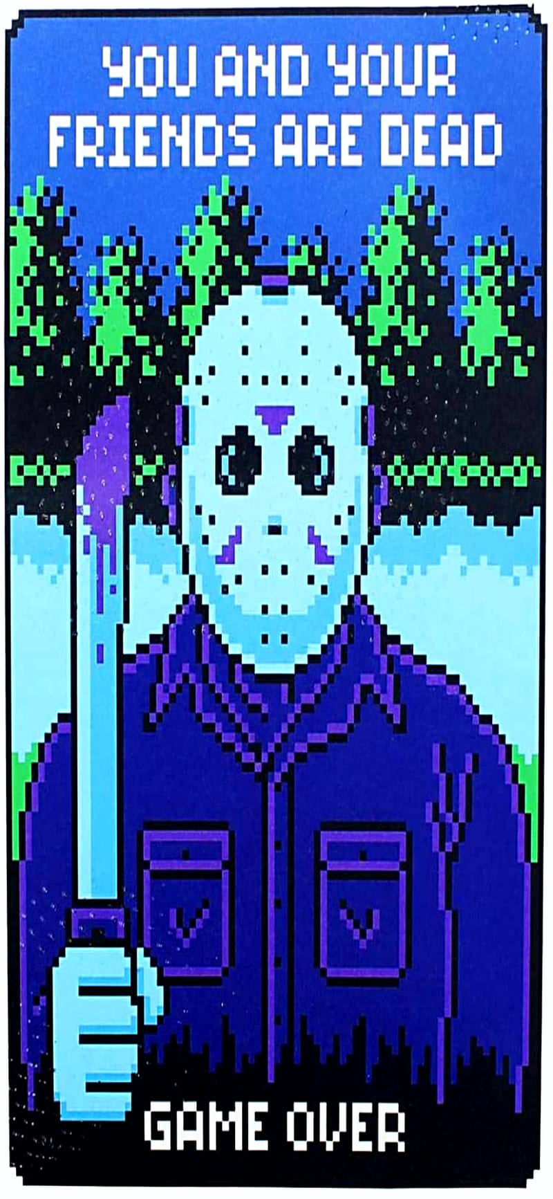 800x1733 Friday the 13th NES, fridaythe13th, game, jasonvoorhees, HD phone wallpaper