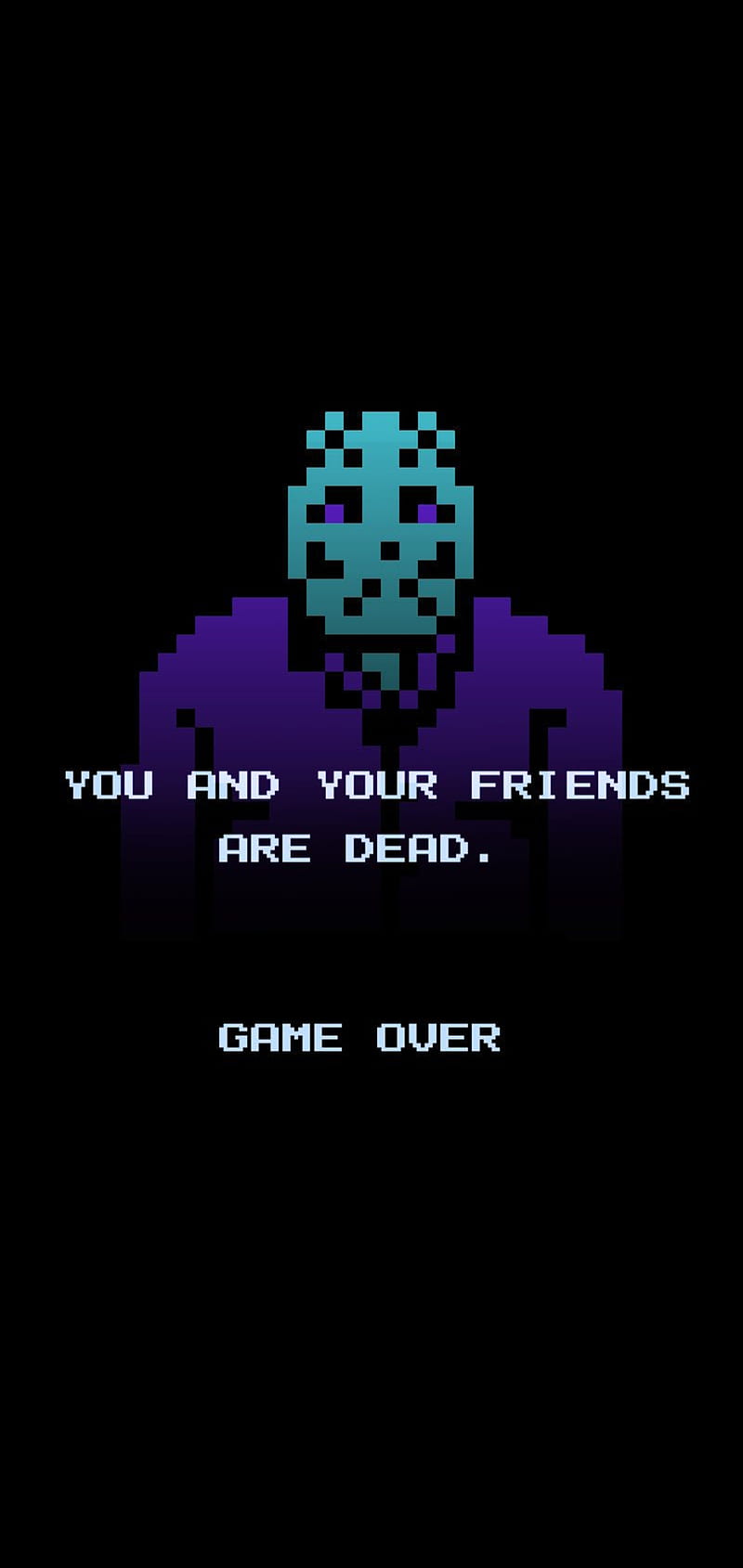800x1689 F13 NES, 13th, 80s, friday, game over, horror, jason voorhees, nintendo, the, HD phone wallpaper