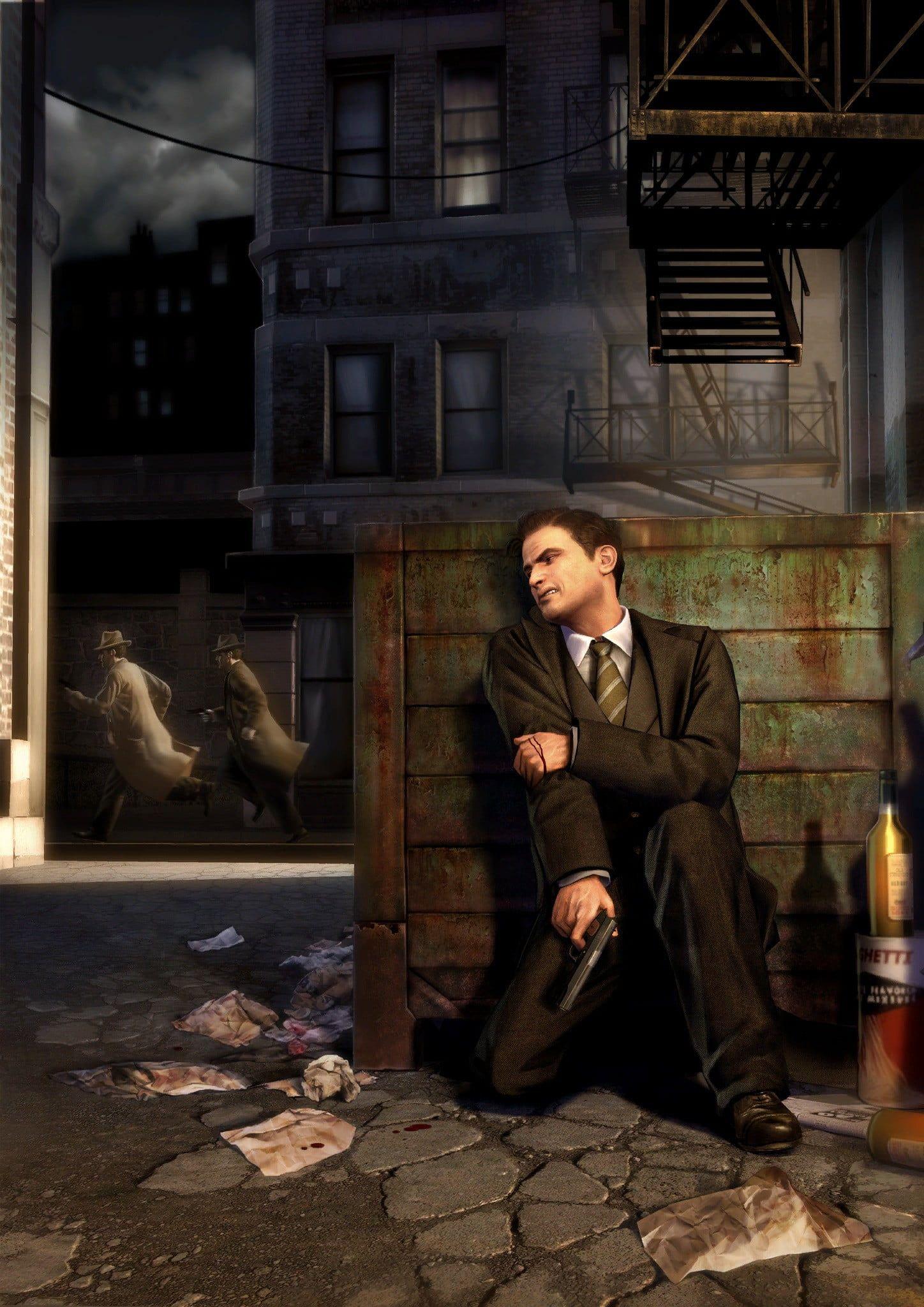 1448x2048 Game digital wallpaper, Mafia II, artwork, Mafia, video games HD