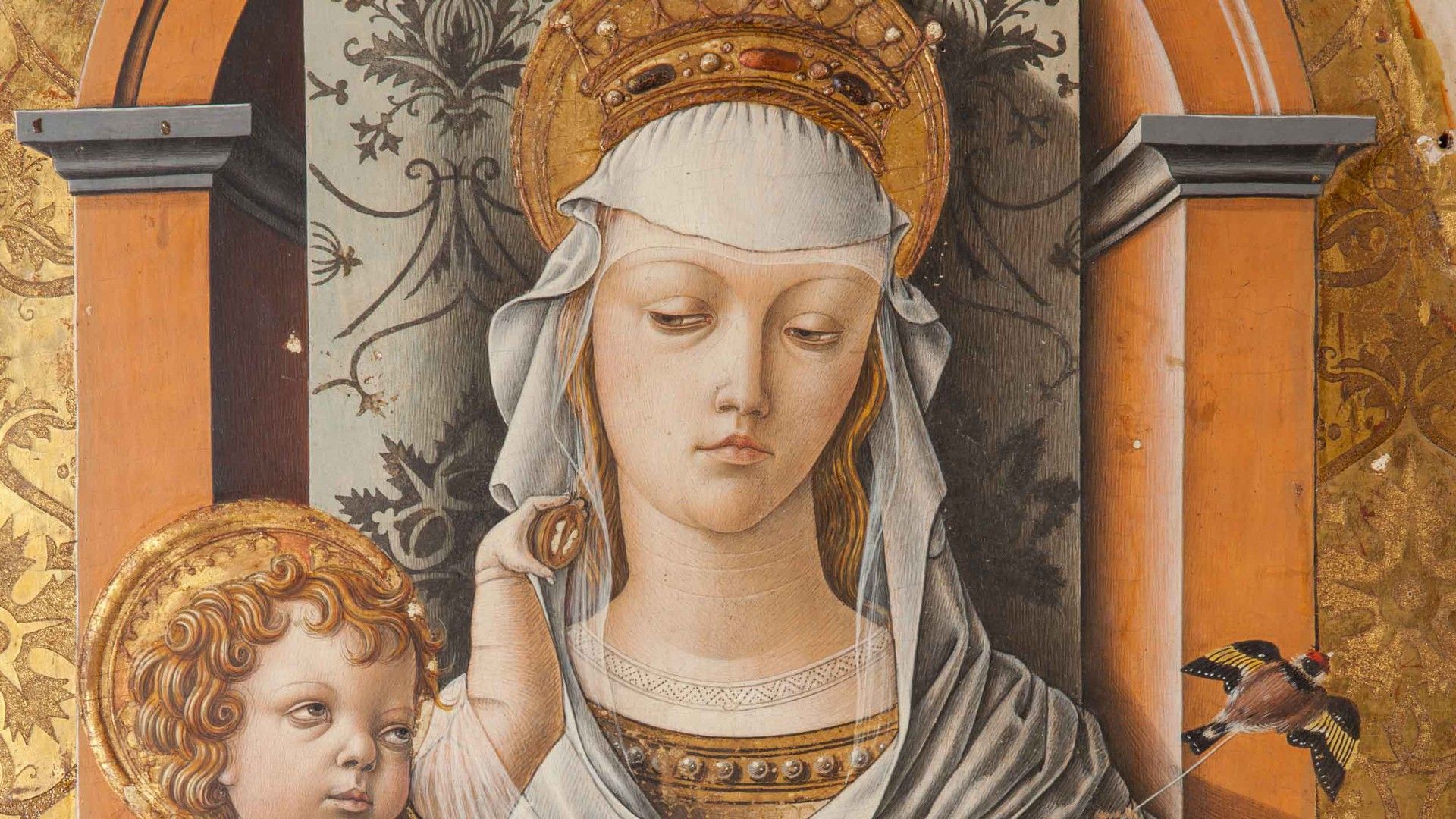 1920x1080 Madonna with Child and Saints