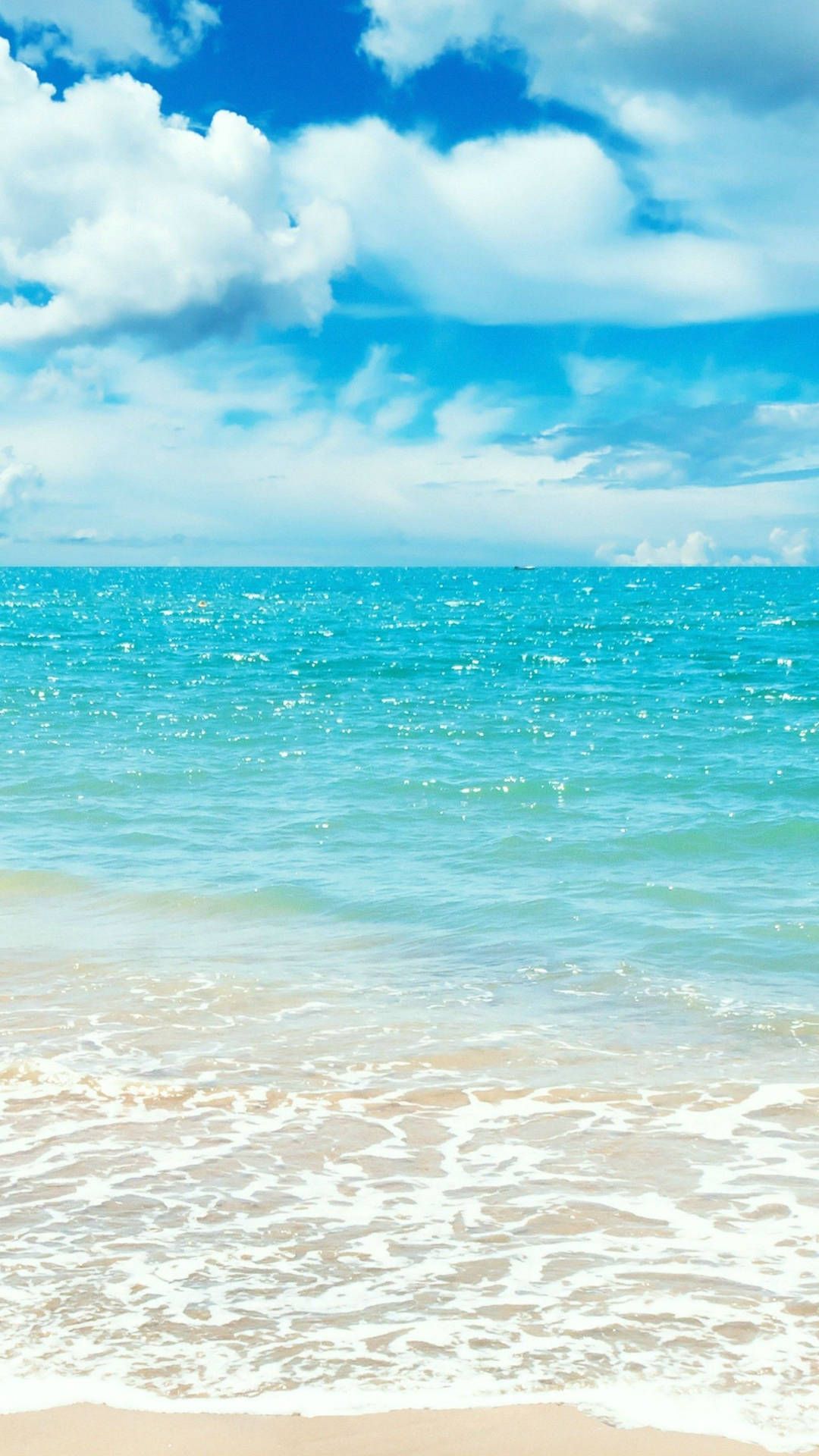1080x1920 Download Sunny Aesthetic Ocean Wallpaper