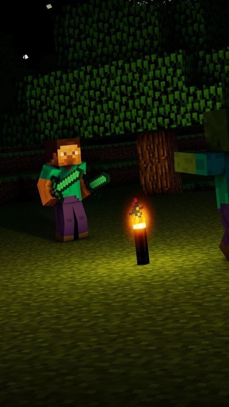 736x1308 Minecraft Wallpaper
