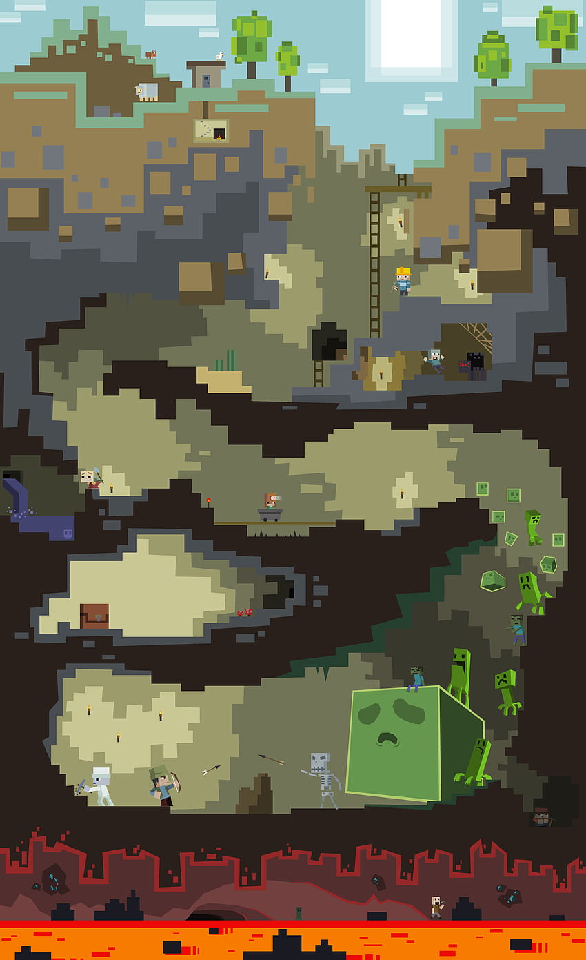 850x1391 Best 4 Minecraft NOTCH on Hip, paper minecraft HD phone wallpaper