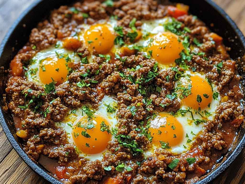 1024x768 Ground Beef And Eggs: A Protein Packed Power Combo