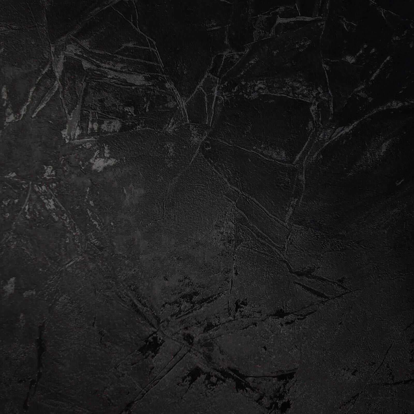 1600x1600 Z46048 Plain Contemporary Shimmer charcoal black Faux Silk Fabric Textured Wallpaper 3D