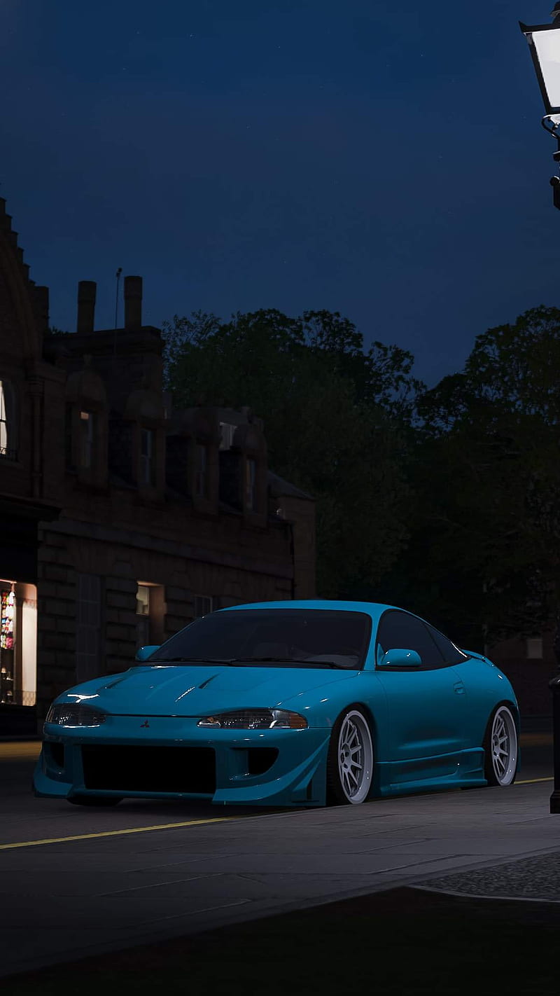 800x1422 Mitsubishi eclipse, car, carros, forza, HD phone wallpaper