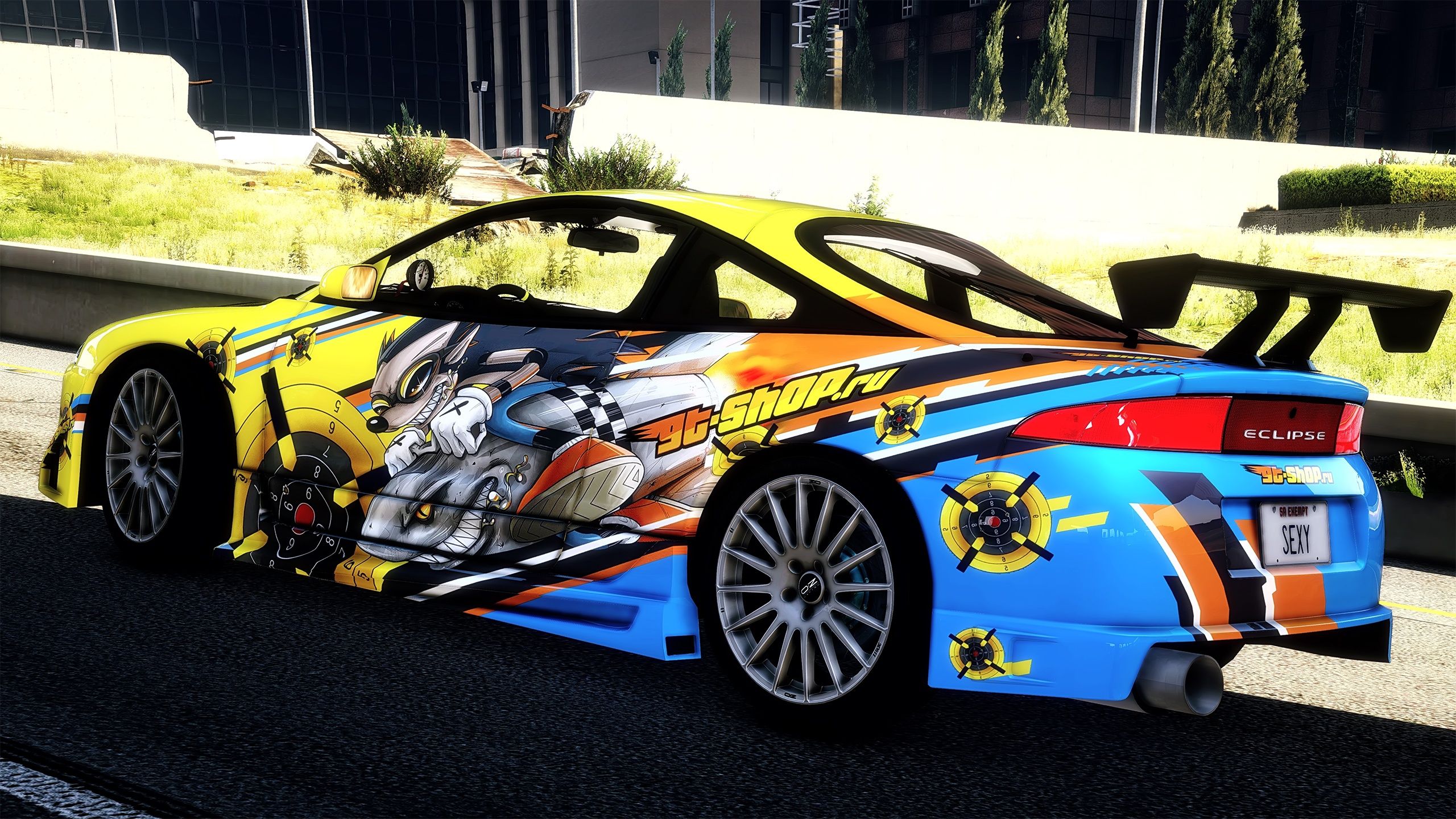 2560x1440 Mitsubishi Eclipse GSX GT Shop Vinyl