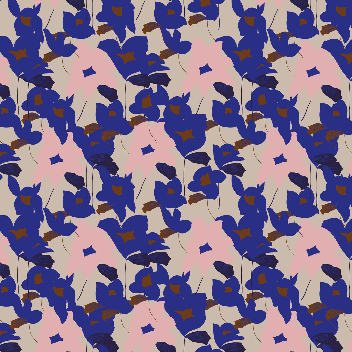 1400x1400 Moonflower Pink Wallpaper