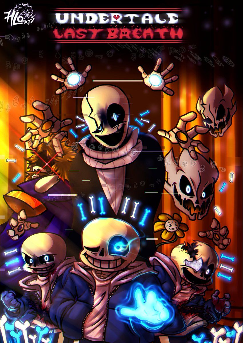 850x1200 done! Logo by: Mkry #undertale #undertalelastbreath #lastbreathsans #sans