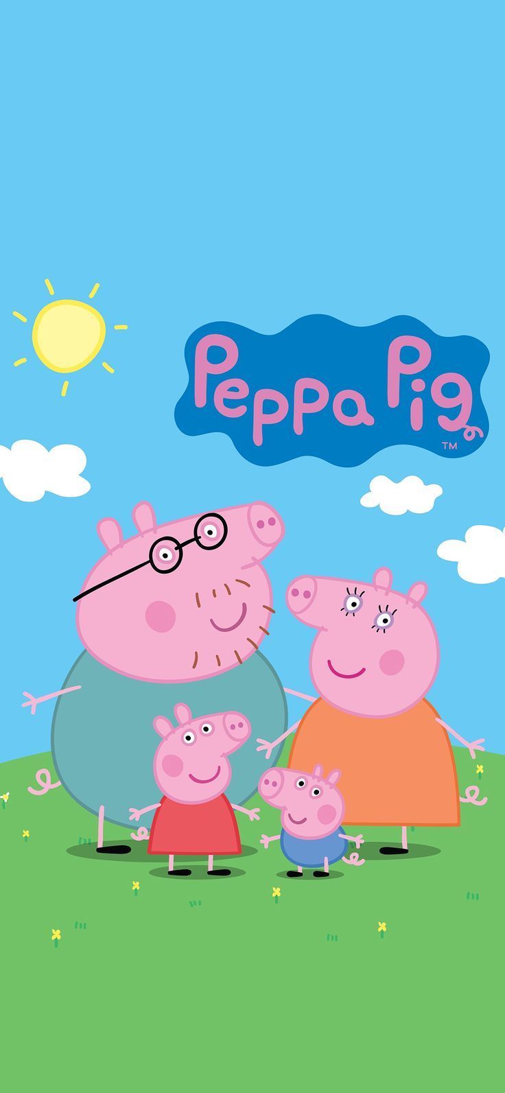 736x1593 Peppa Pig Wallpaper. Peppa Pig Wallpaper For iPhone