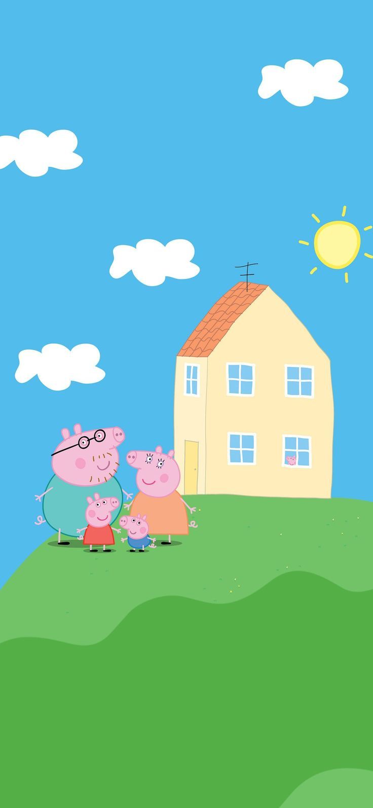 736x1593 Peppa Pig Wallpaper. Peppa Pig Wallpaper For iPhone