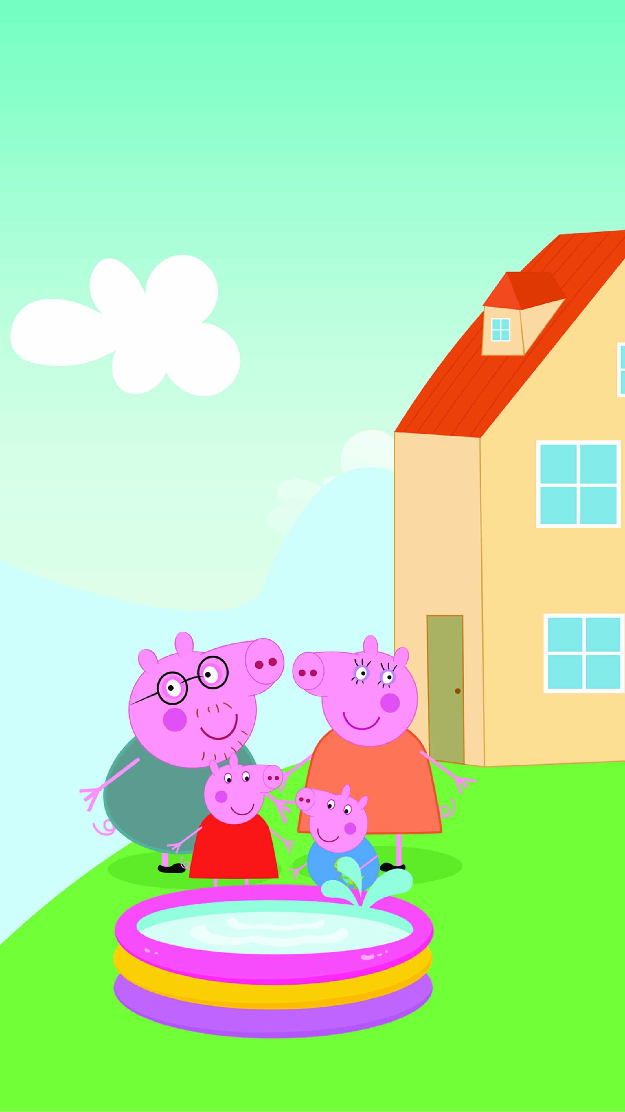 2160x3840 Free HD Peppa Pig House Wallpaper (PC and Mobile)