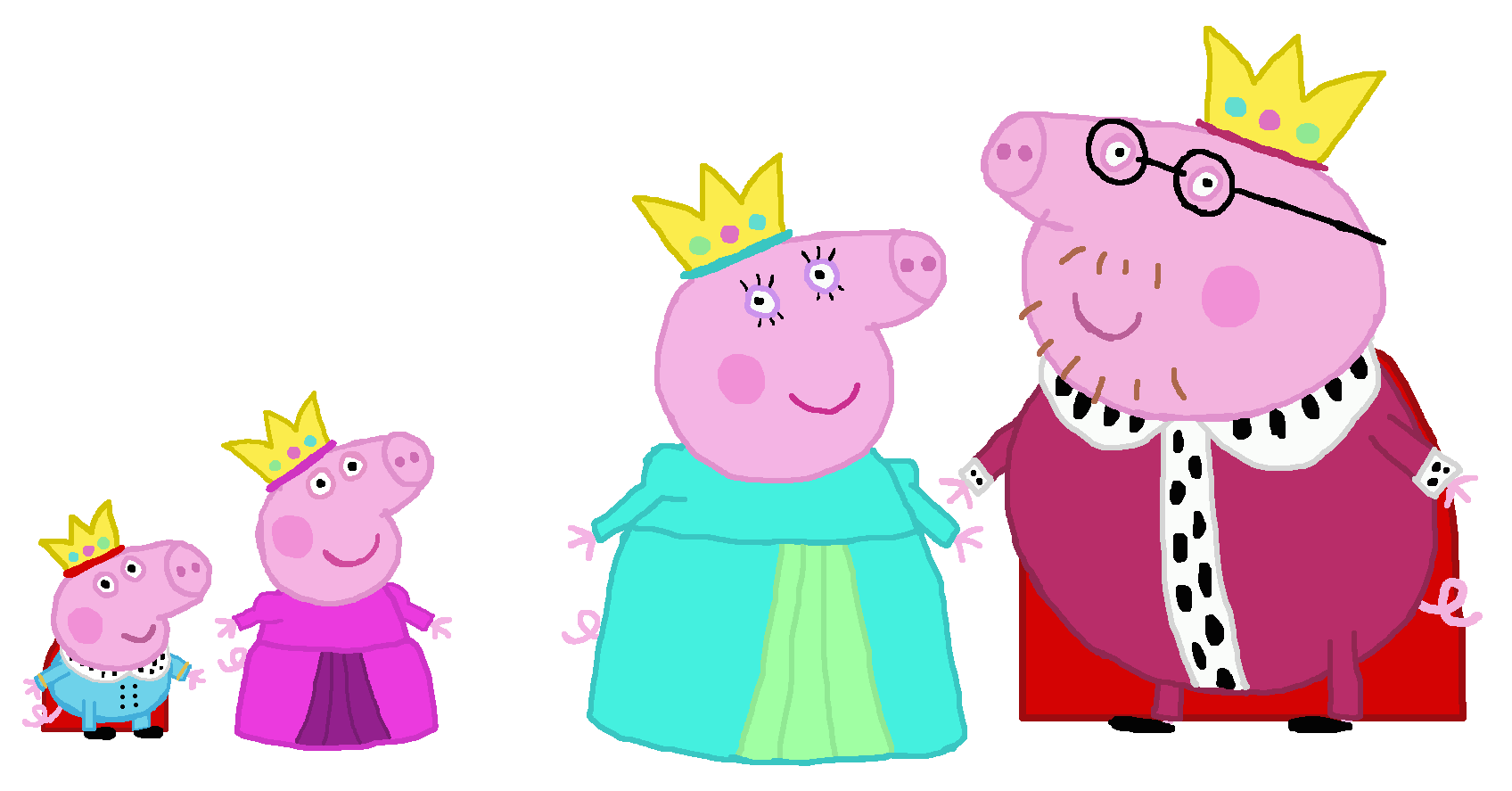1696x887 Peppa Pig Family Wallpaper