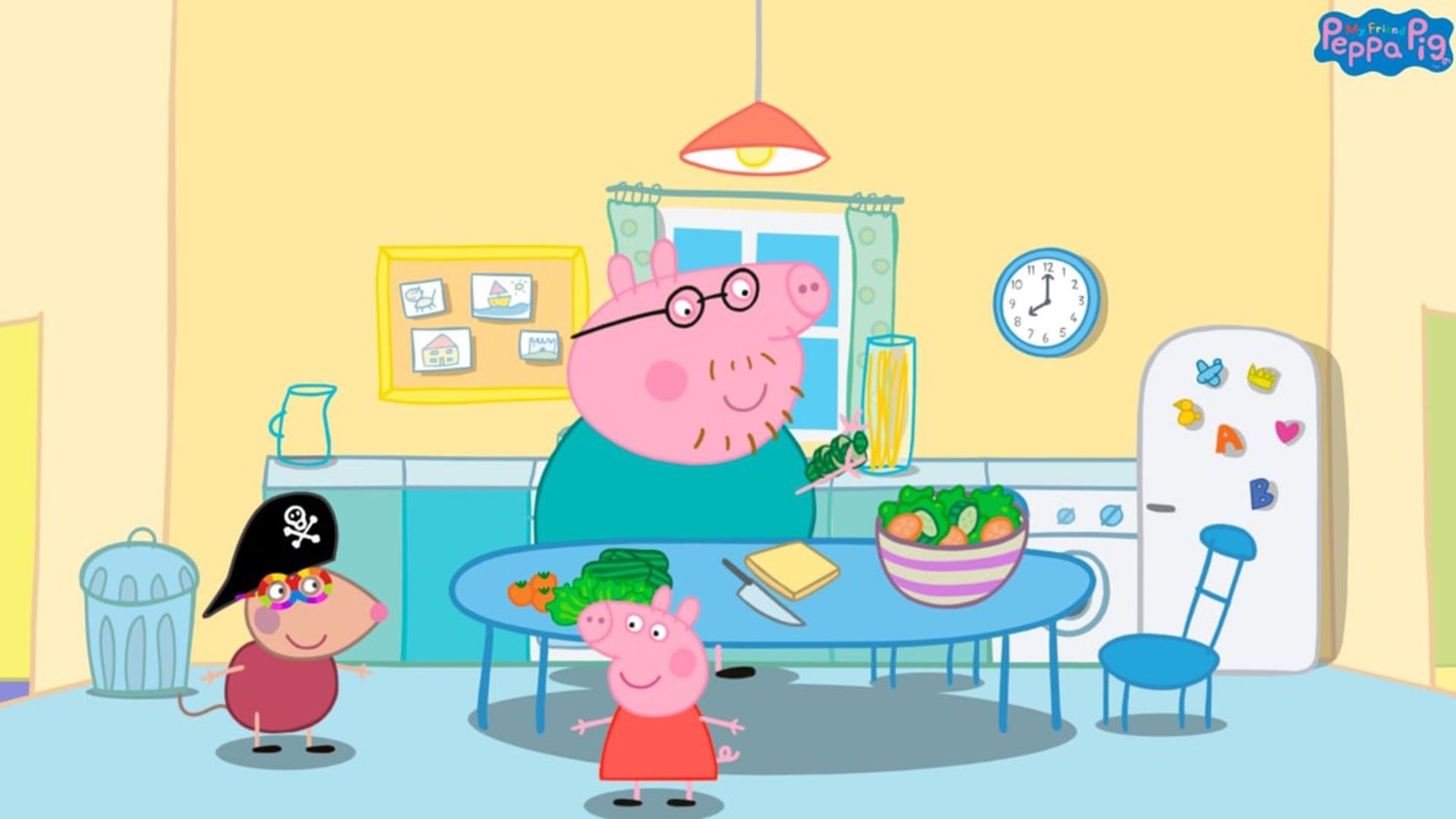 1920x1080 Daddy Pig Mummy Pig HD Peppa Pig Wallpaper