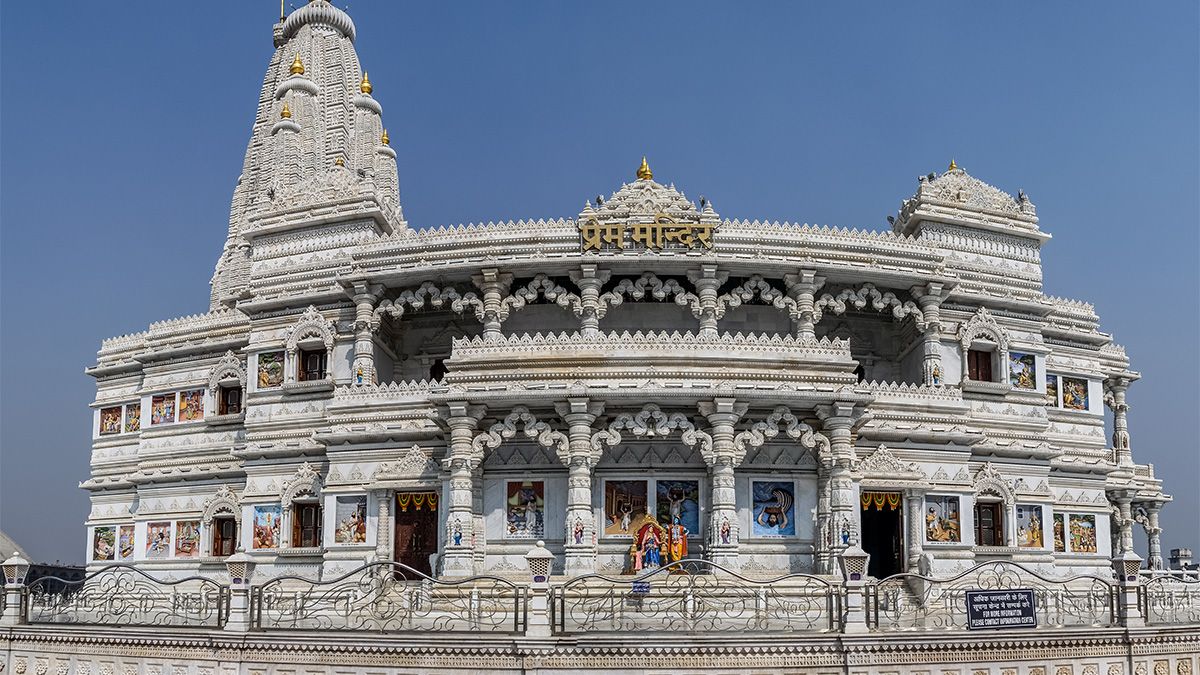 1200x675 Prem Mandir Vrindavan Wallpaper for Wall®